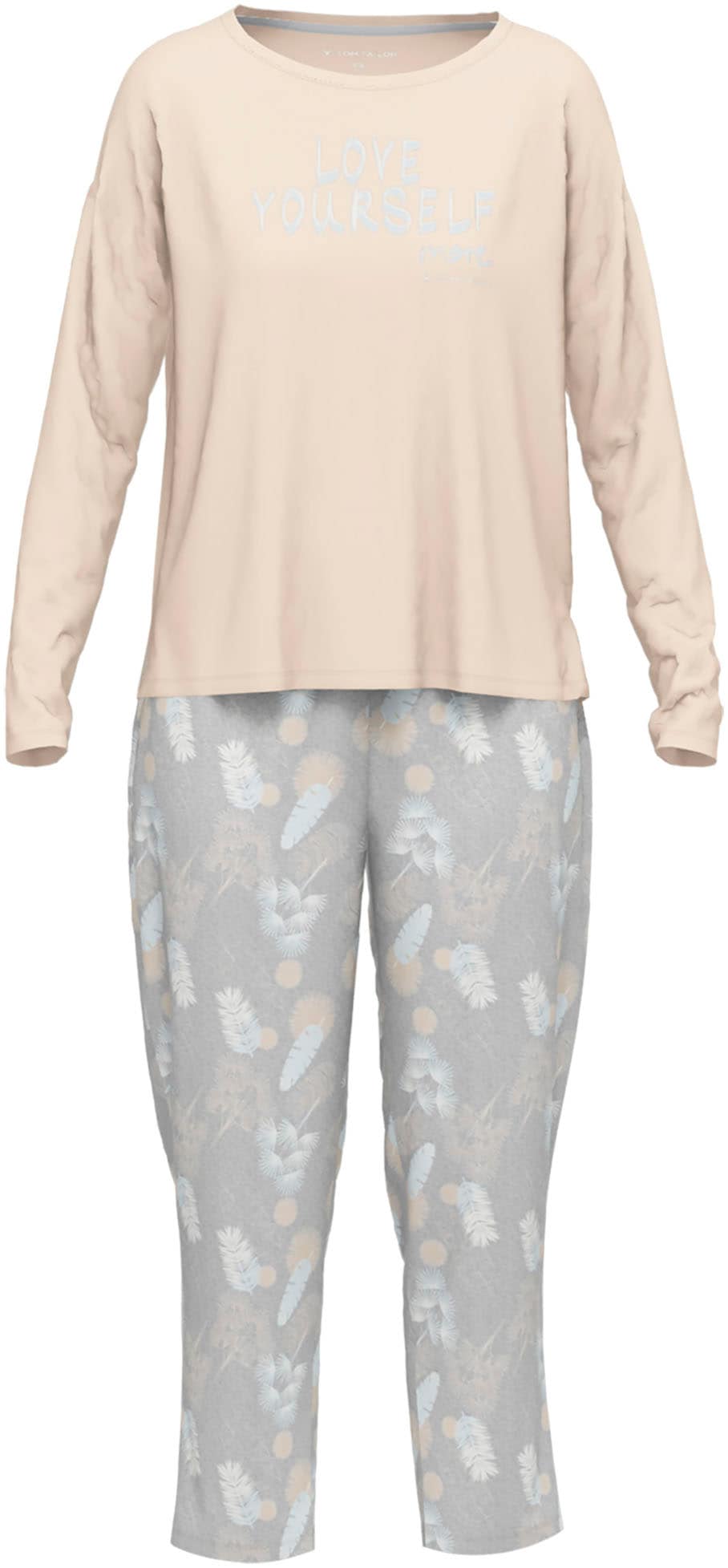TOM TAILOR Pyjama, (2 tlg.), mit schönem Muster