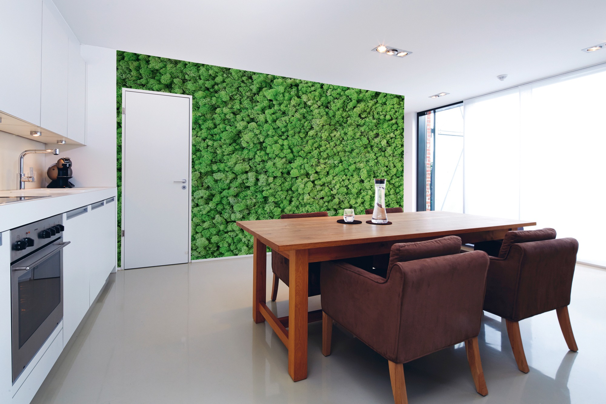 Architects Paper Fototapete »Real Moss«, Vlies, Wand, Schräge