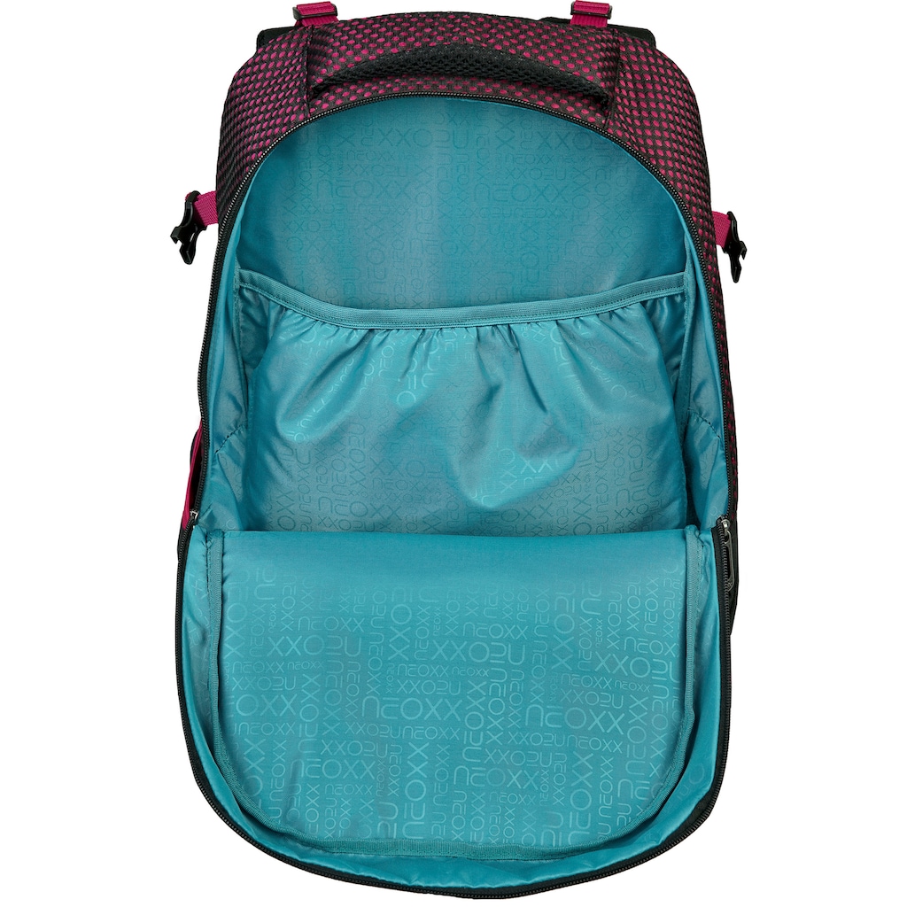 neoxx Schulrucksack »Active, Crazy in Mesh«, reflektierende Details