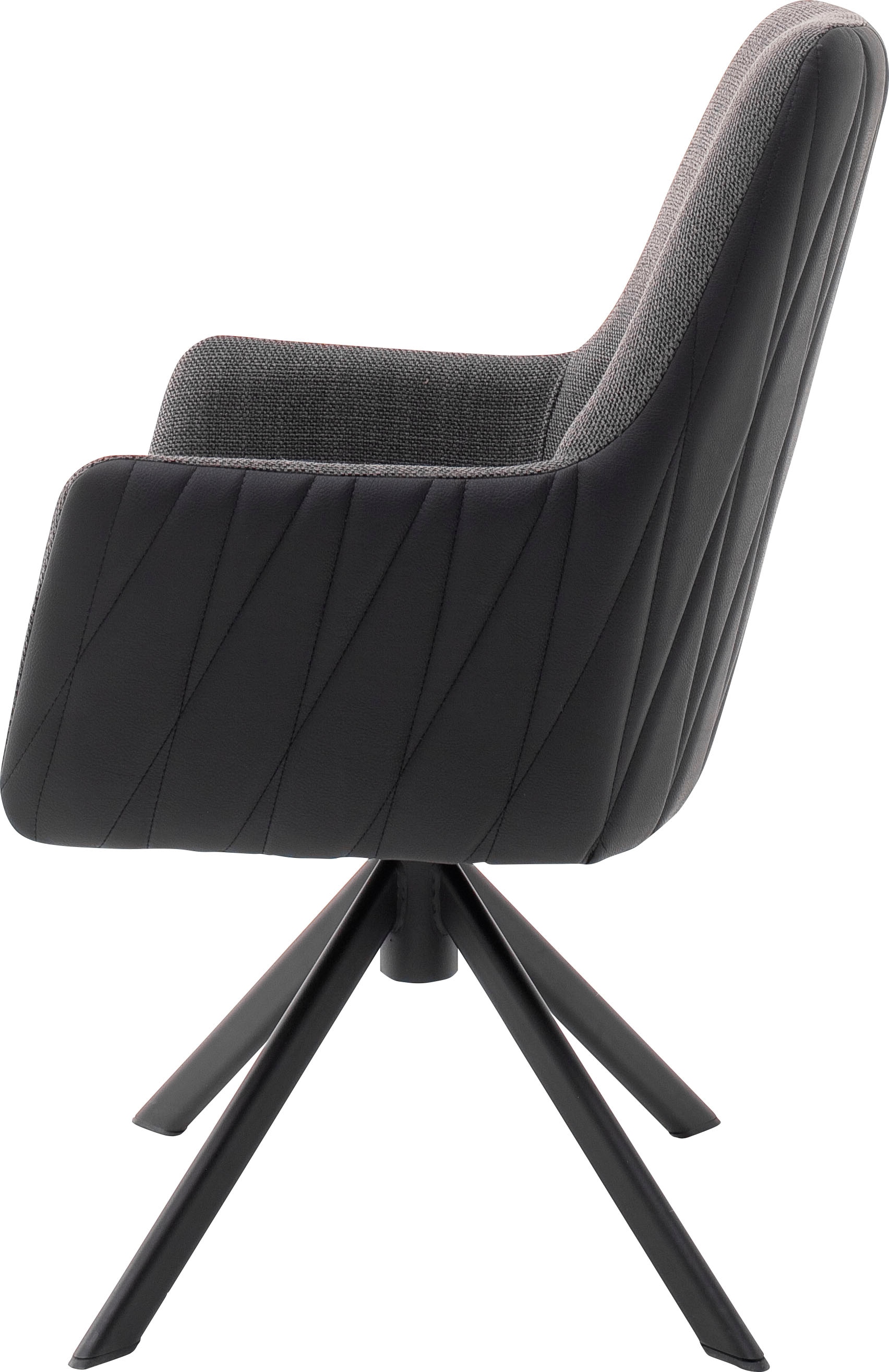 MCA furniture 4-Fußstuhl »Reynosa«, (Set), 2 St., Esszimmerstuhl 360°drehbar mit Nivellierung, Belastbar bis 120 kg