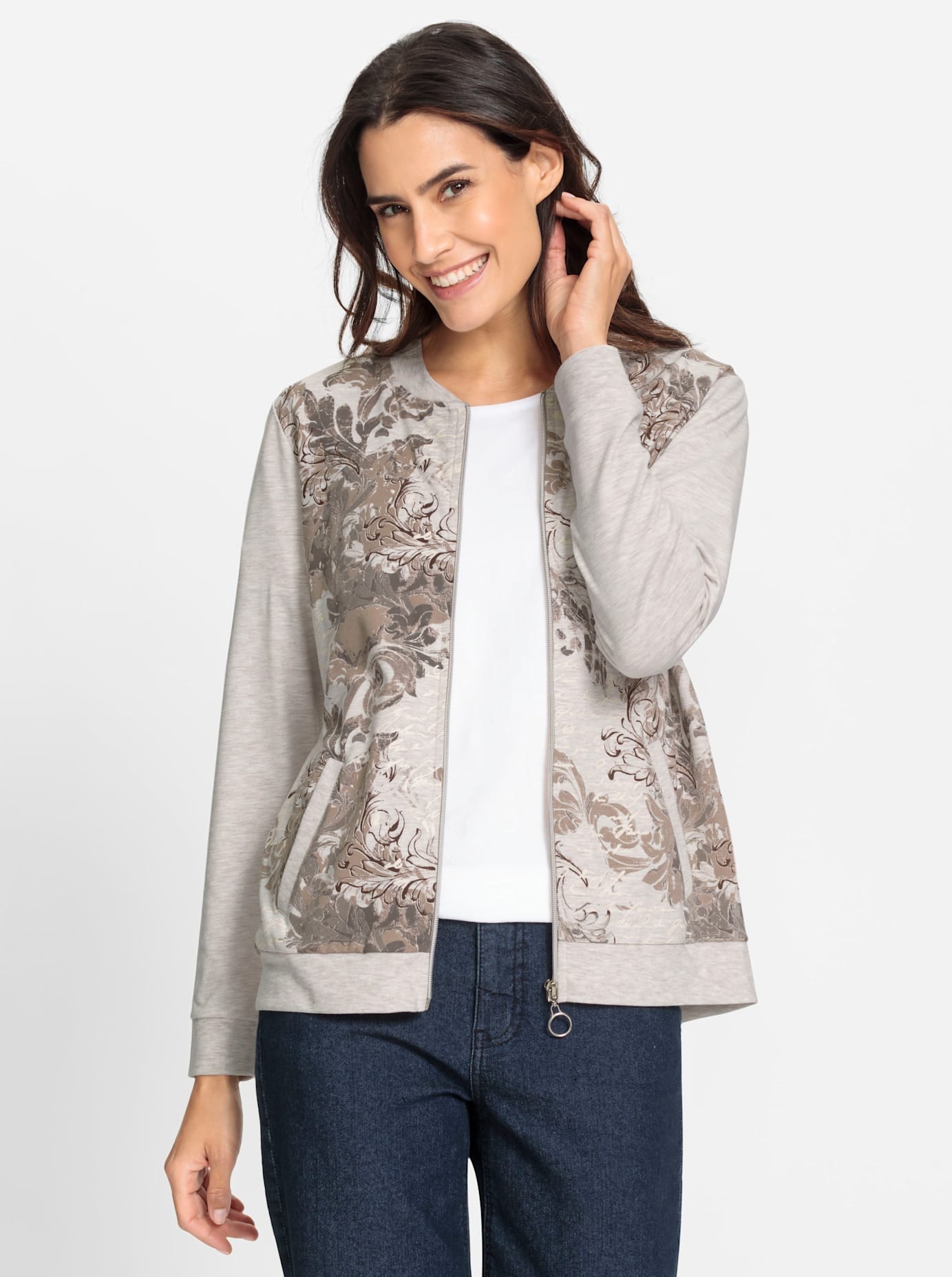Inspirationen Shirtjacke »Shirtjacke«, (1 tlg.)