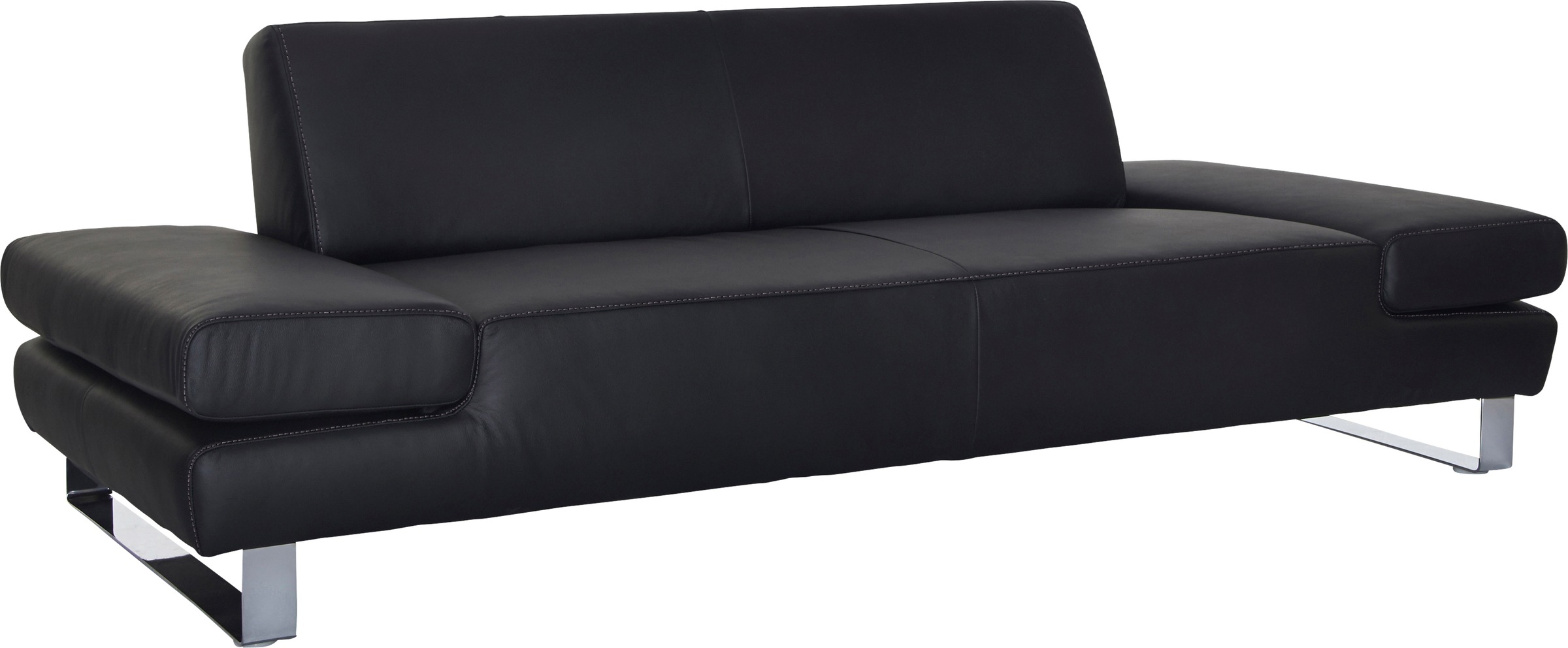 W.SCHILLIG 3-Sitzer »taboo Designsofa mit hohem Sitzkomfort« mit Normaltiefe, inklusive Armlehnenverstellung, mit Kontrastnaht