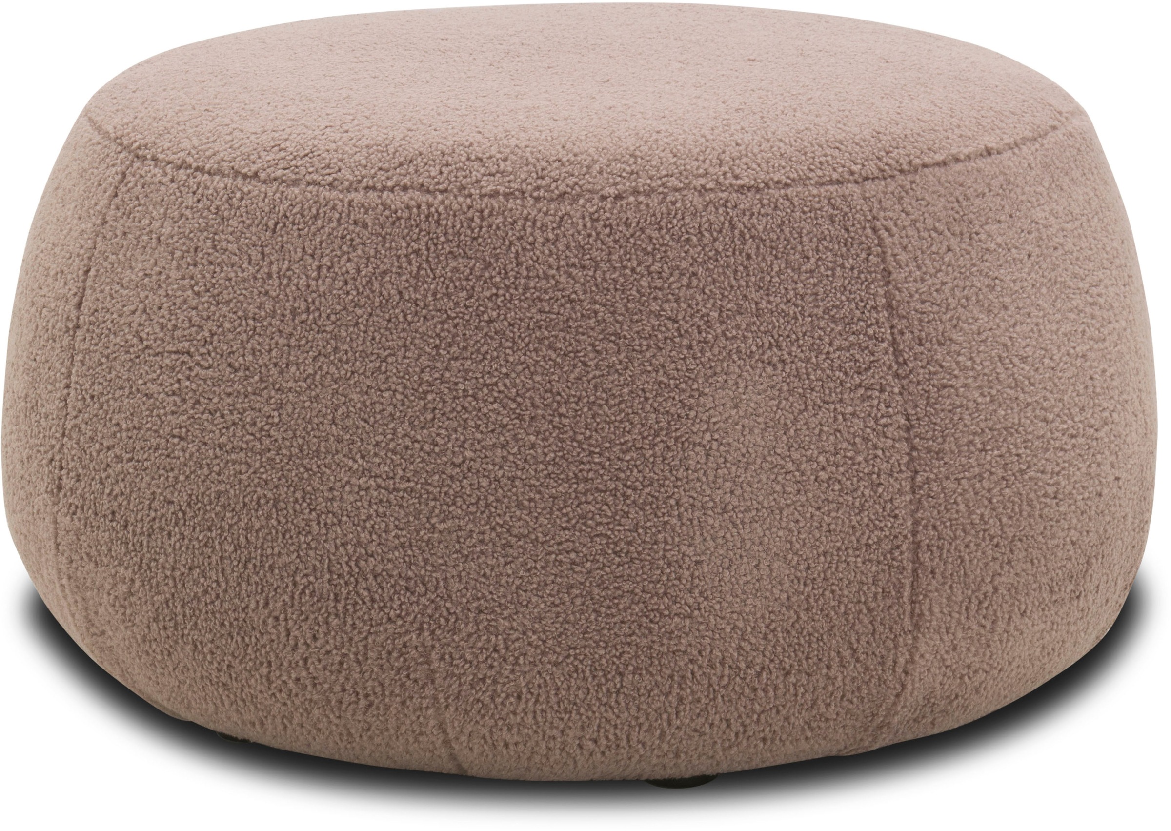 DOMO collection Hocker "800012 elegant und zeitlos, Solitär, bequem, B/T 75/75cm" Hocker rund gepolstert