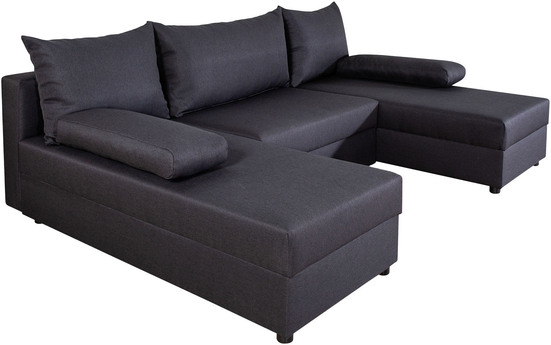 COLLECTION AB Wohnlandschaft »Pico U-Form«, Wohnlandschaft,2 X Ottomane,Polyätherschaum Polsterung