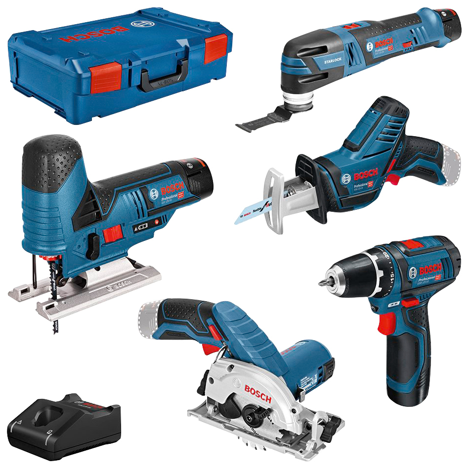 Professional Bosch | Professional 12V 11-tlg., Elektrowerkzeug-Set, BAUR kaufen Akku-System (Kombi-Set),