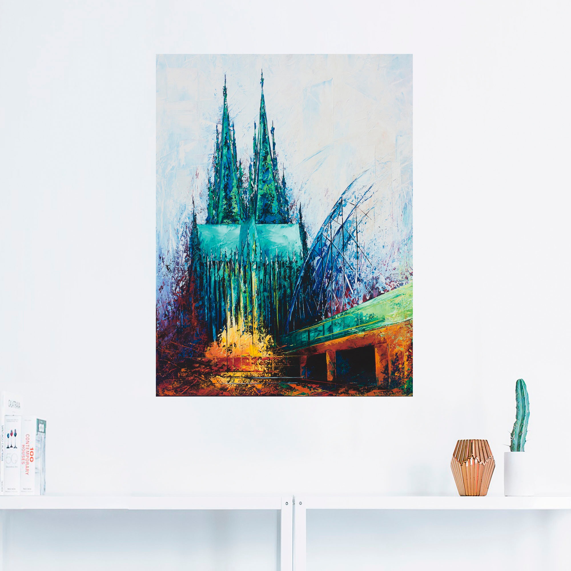Artland Wandbild »Kölner Dom«, Deutschland, (1 St.), als Leinwandbild, Poster in verschied. Größen