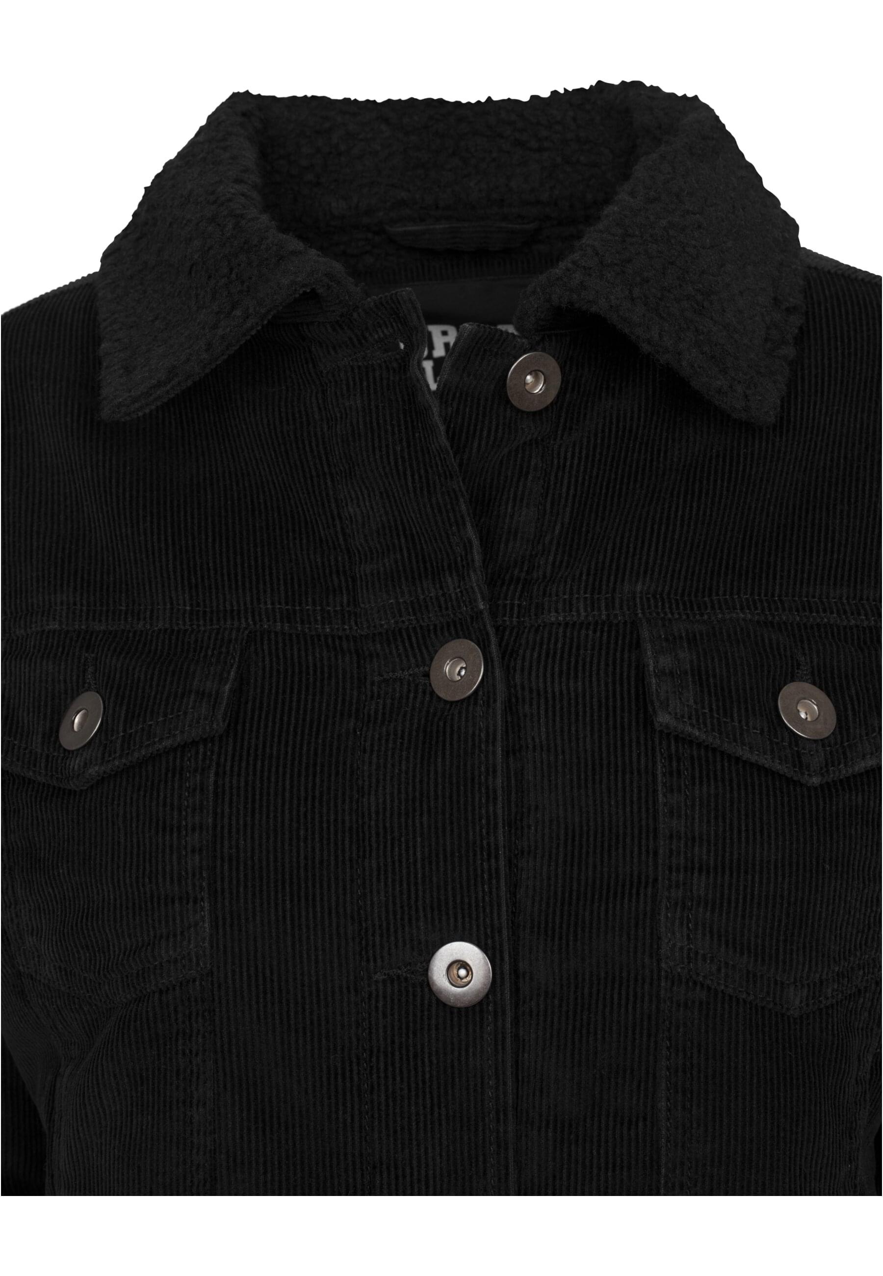 URBAN CLASSICS Winterjacke »Urban Classics Damen Ladies Sherpa Corduroy Jacket«, (1 St.), ohne Kapuze