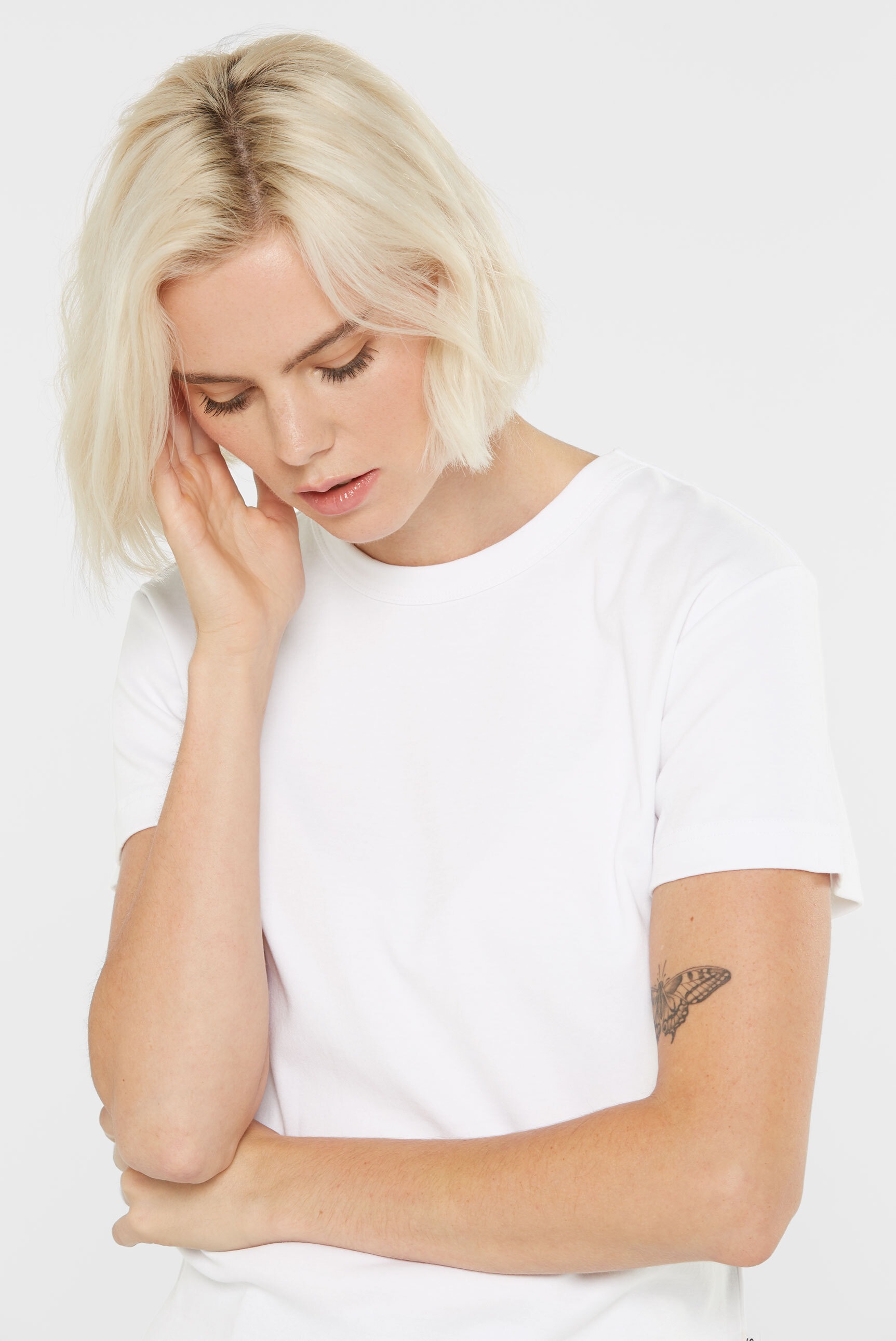 SENSES.THE LABEL Rundhalsshirt, aus Baumwolle