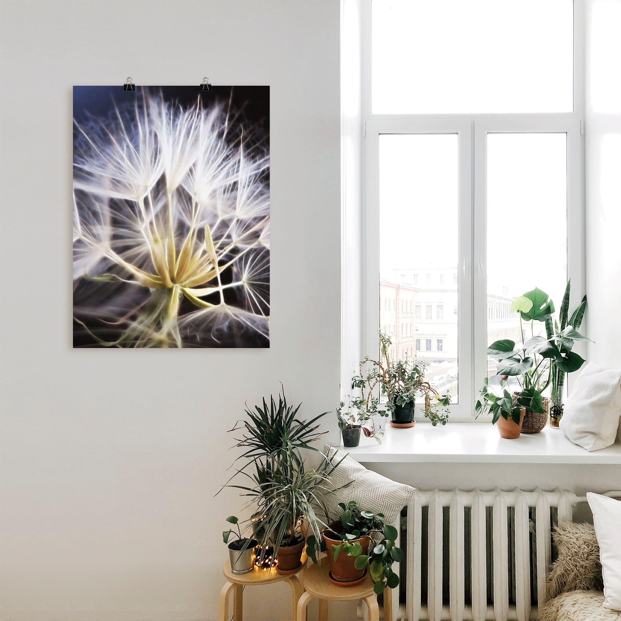 Artland Wandbild "Pusteblume", Blumen, (1 St.), als Leinwandbild, Poster in günstig online kaufen