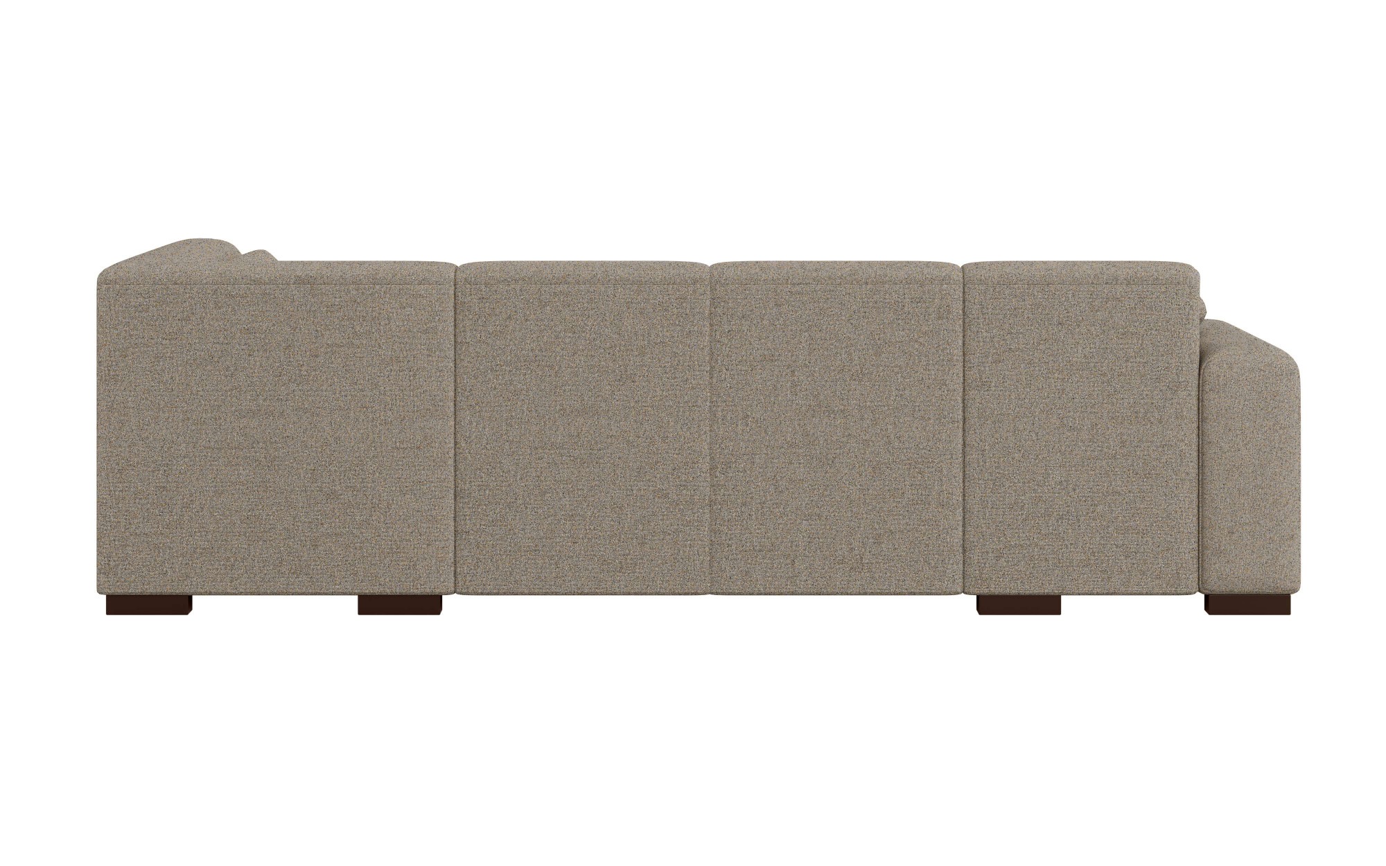 Home affaire Wohnlandschaft »BORNHOLM U-Form mit Recamiere rechts/links, B/T/H: 300/162/85 cm«, U-Form mit Wellenunterfederung, Recamiere rechts oder links bestellbar