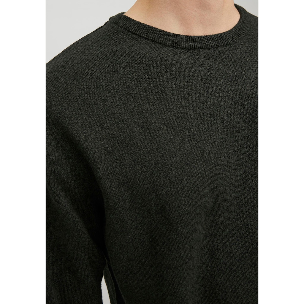 Jack & Jones Rundhalspullover »BASIC KNIT CREW NECK«