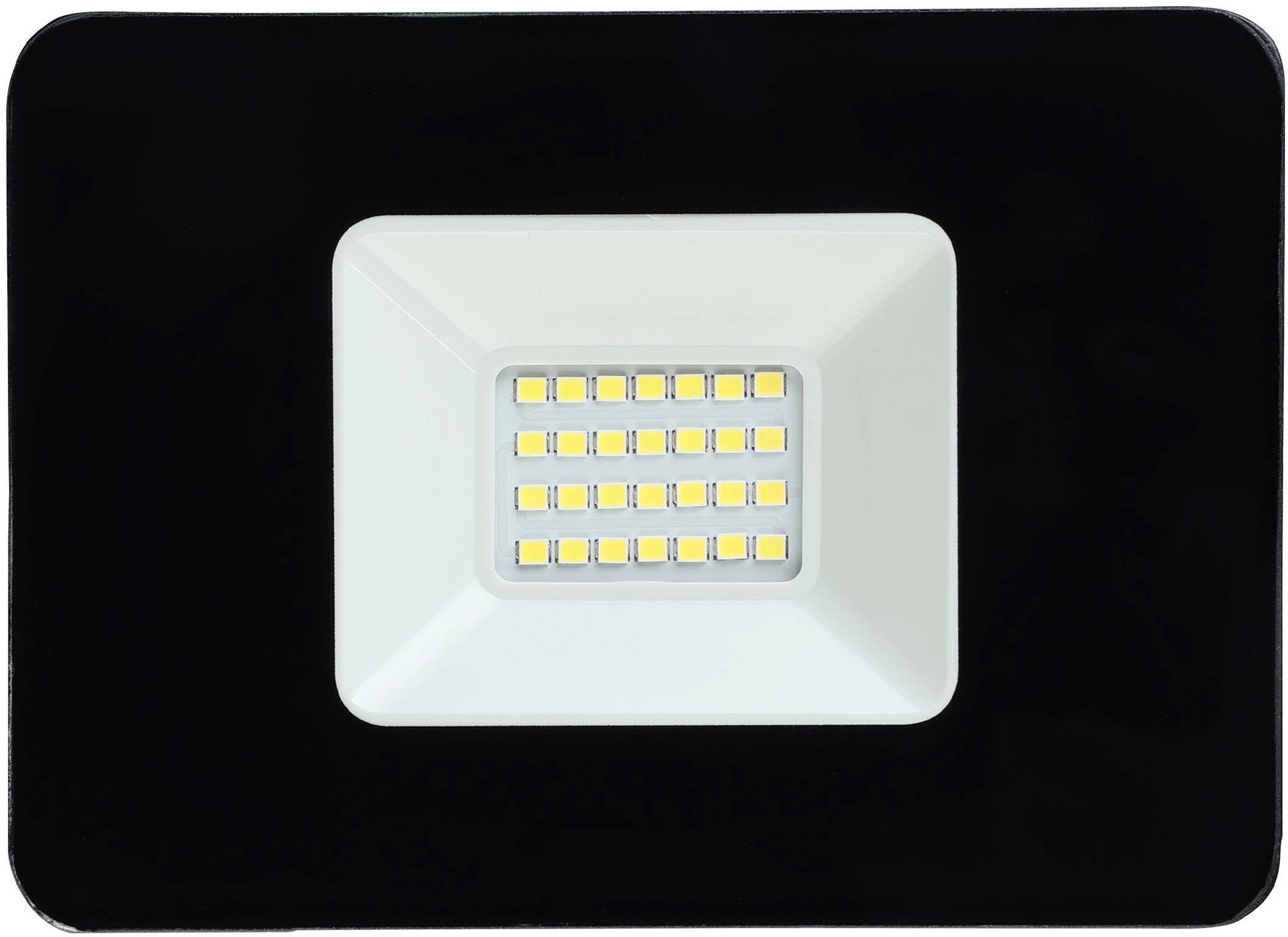 EGLO Wandleuchte »Faedo 3, Außen-Strahler, Außenleuchte, Wandstrahler, IP65, Lampe« LED-Modul 1 Stk. Kaltweiß Wand-/Deckenleuchte - L13 x H9,5 x AL3 cm - schwarz - 21W inkl.