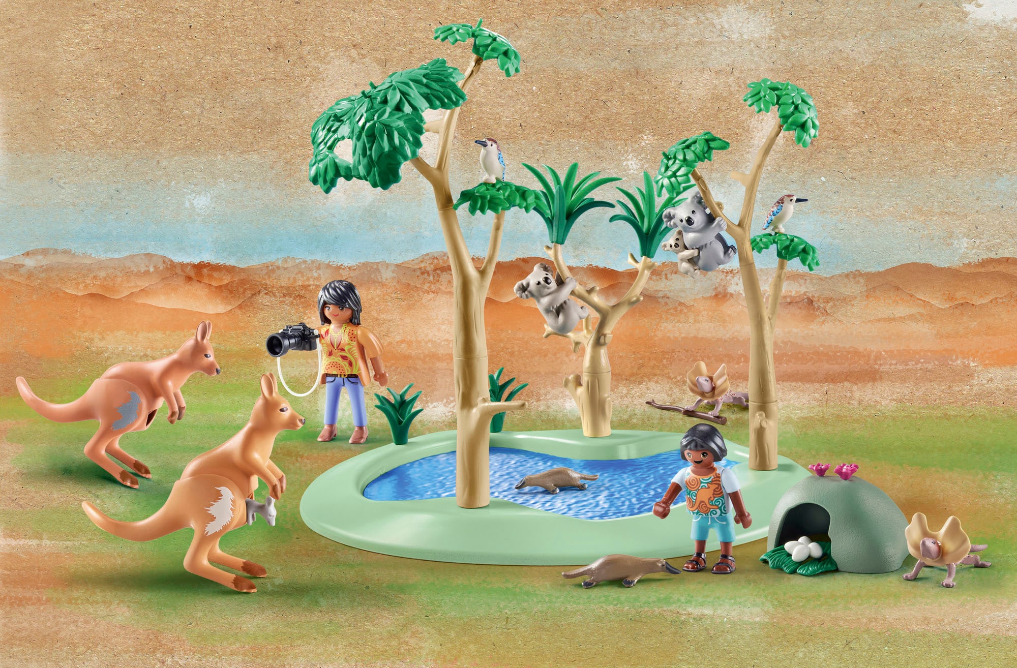 Playmobil® Konstruktions-Spielset »Korallenriff Plattform (71623), Wiltopia« Made in Europe