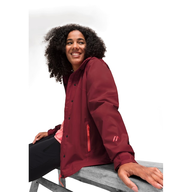 Maier Sports Outdoorjacke »Metor rec W«, Damen Regenjacke mit Kapuze,  wasserdicht und winddicht online bestellen | BAUR