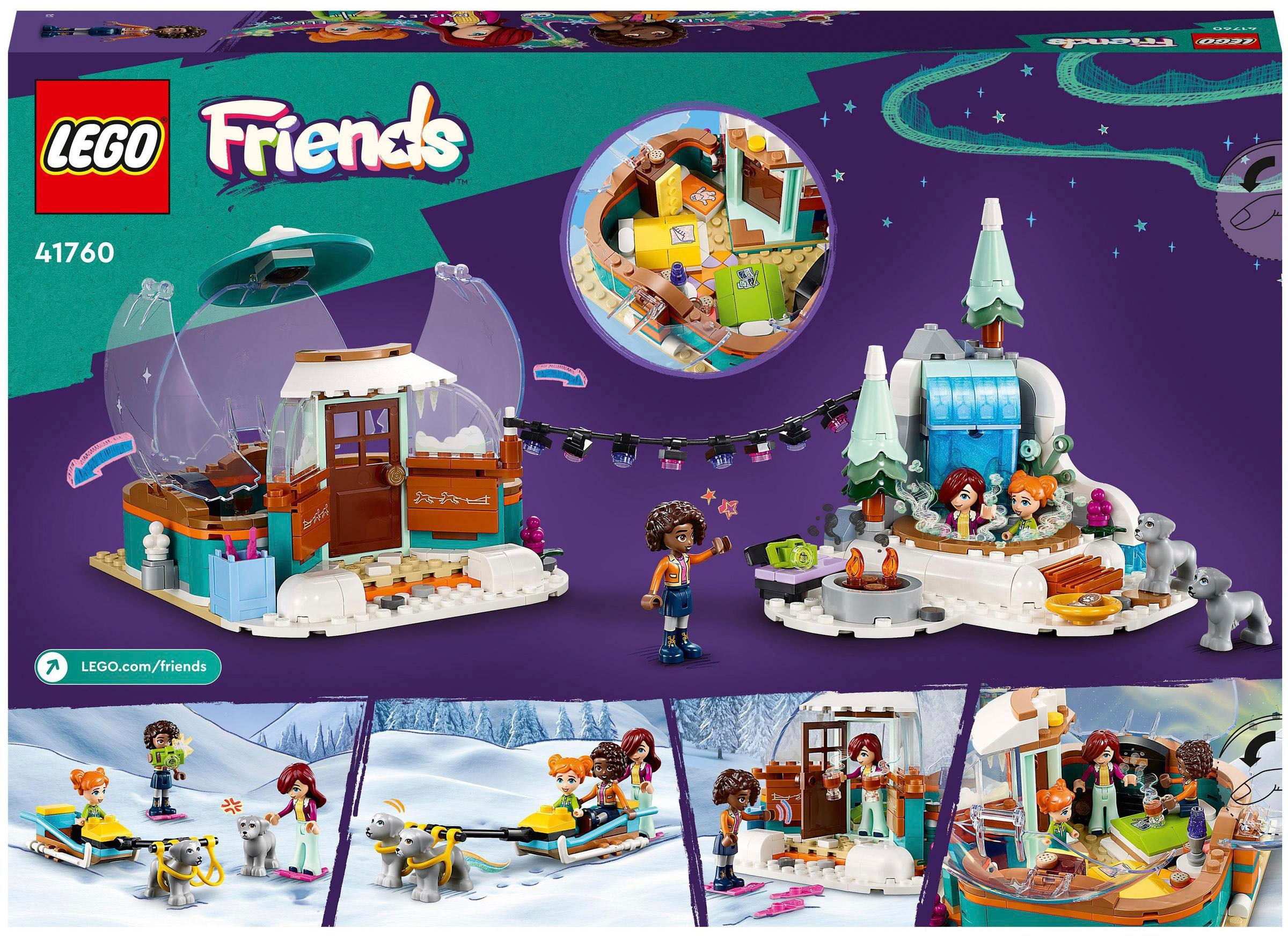 LEGO® Konstruktionsspielsteine »Ferien im Iglu (41760), LEGO® Friends«, (491 St.), Made in Europe