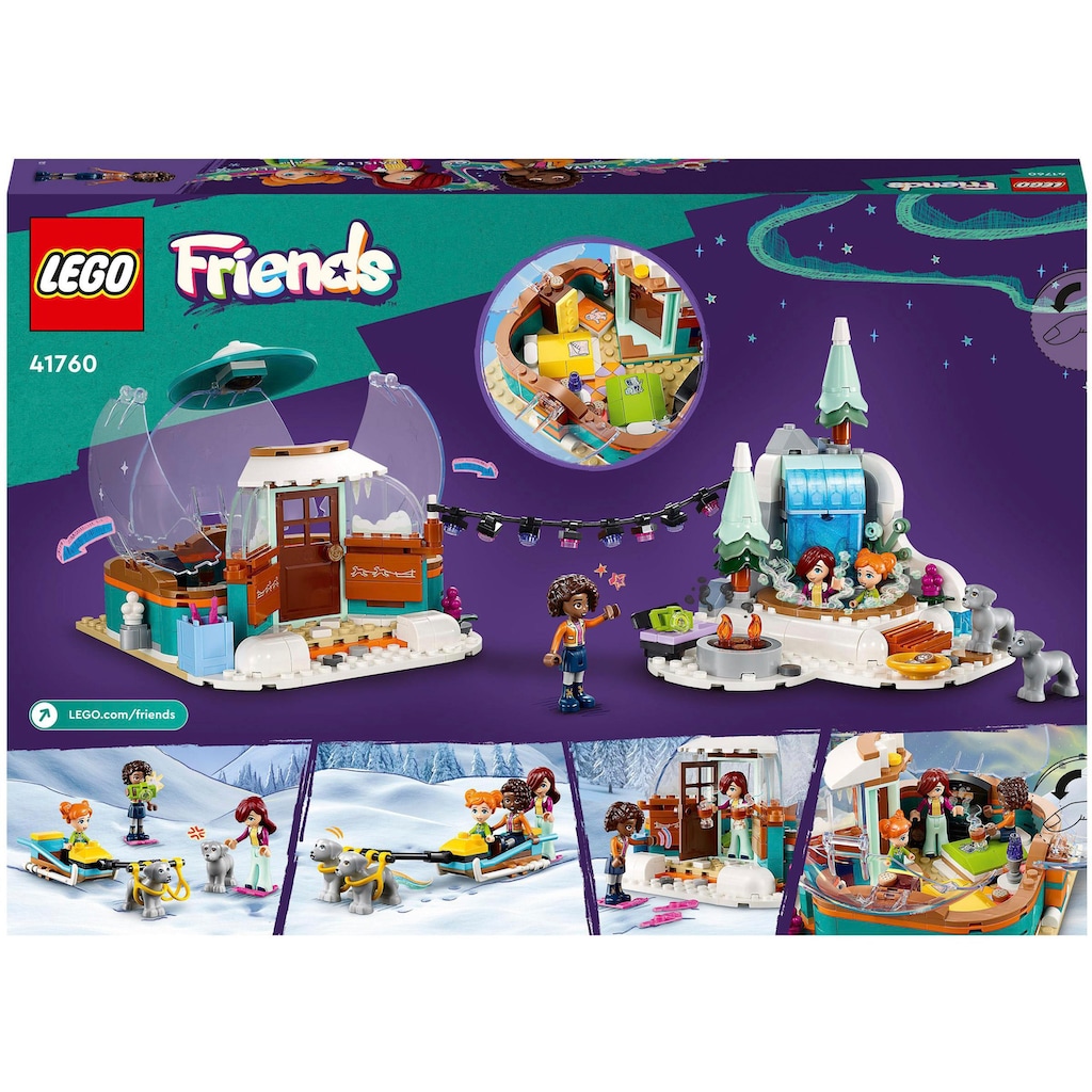 LEGO® Konstruktionsspielsteine »Ferien im Iglu (41760), LEGO® Friends«, (491 St.)