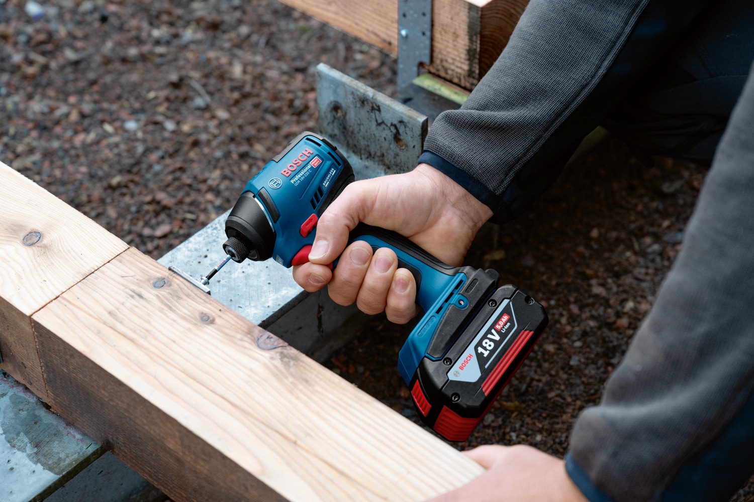 Bosch Professional Akku-Drehschlagschrauber »»GDR 18V-220 C««, ohne Akku, ohne Ladegerät
