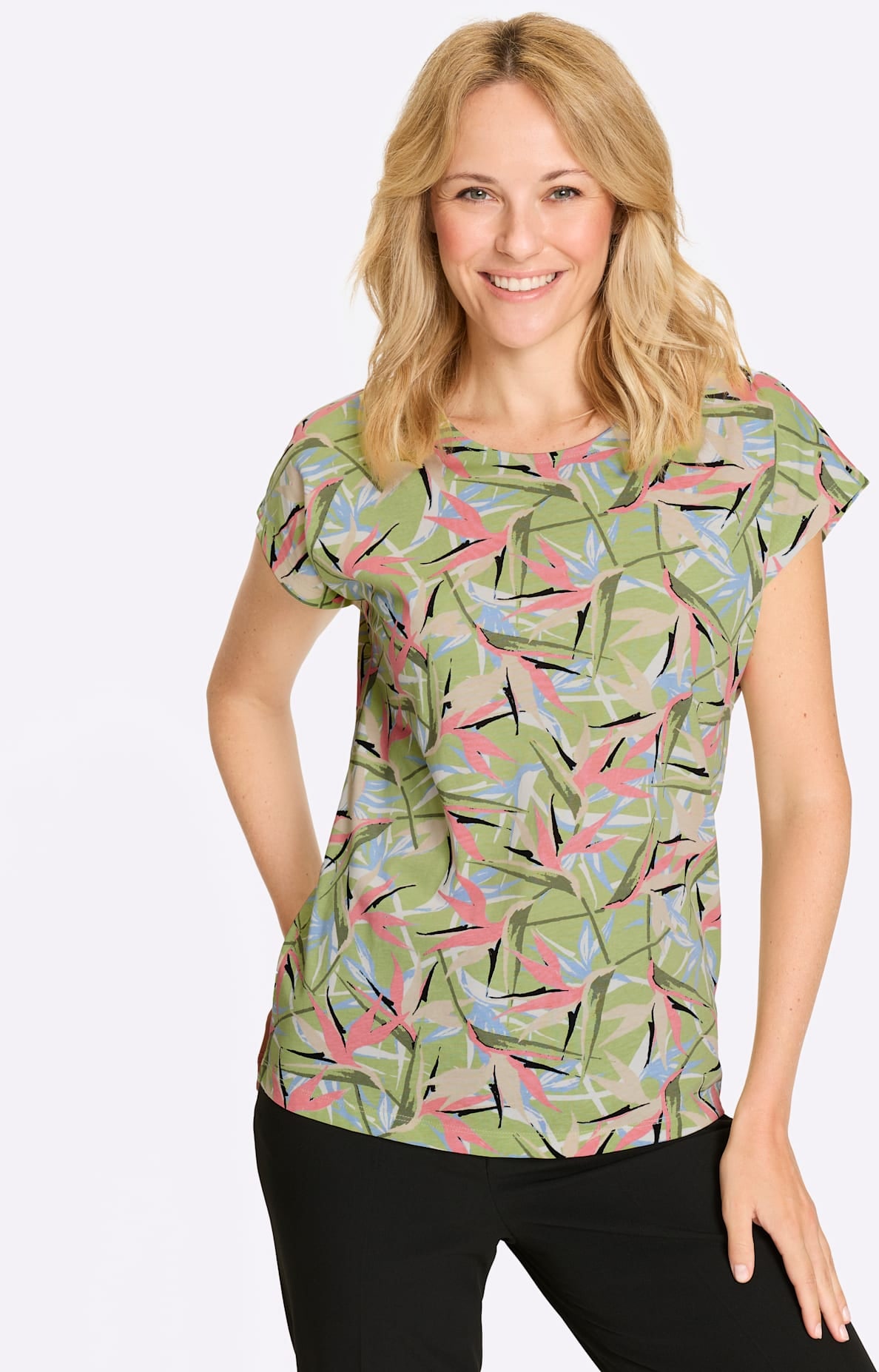 Classic Basics Print-Shirt "Kurzarm-Shirt", 1 tlg. günstig online kaufen