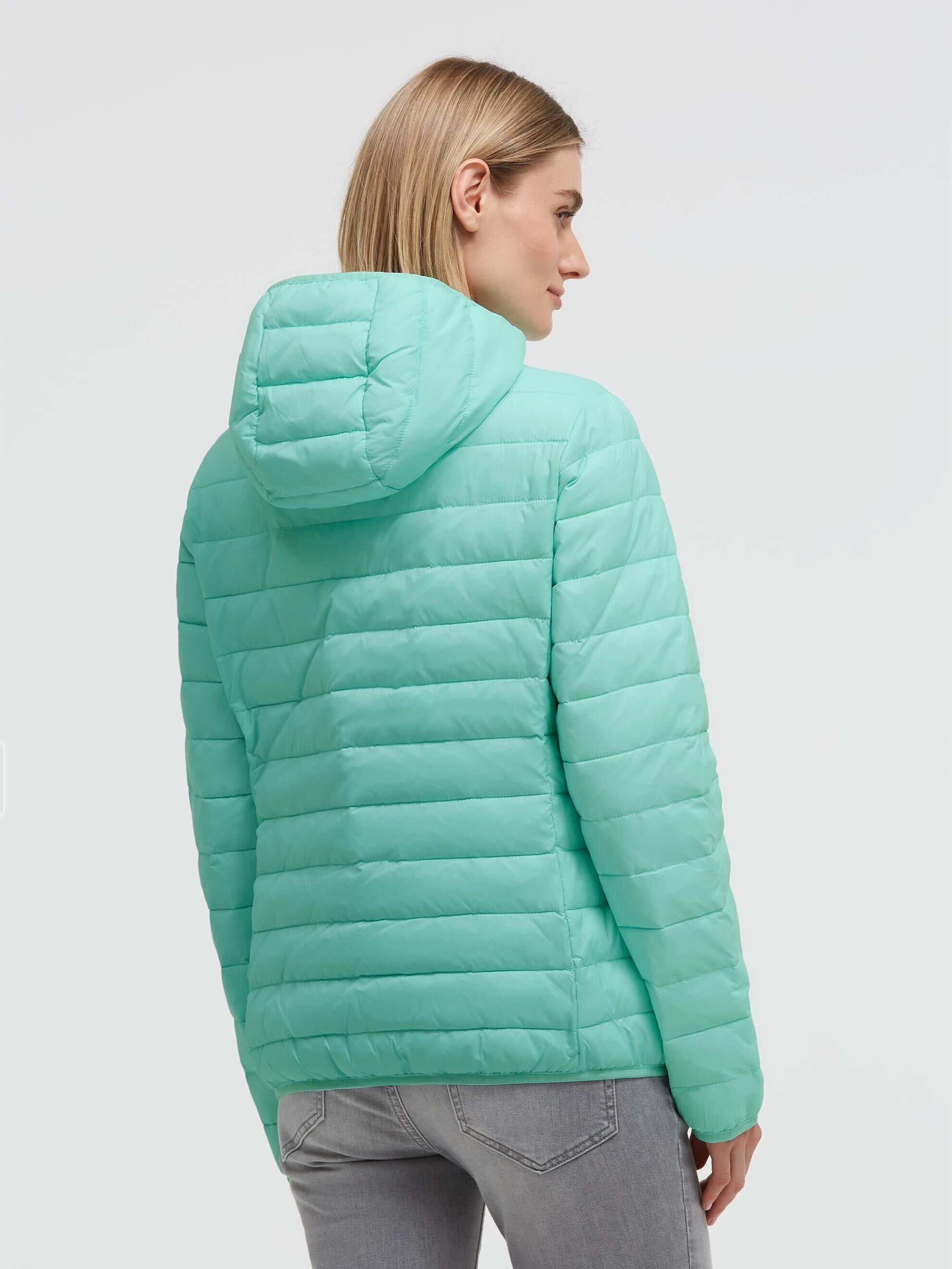 SOCCX Outdoorjacke mit Kapuze mit elastischem Saumabschluss