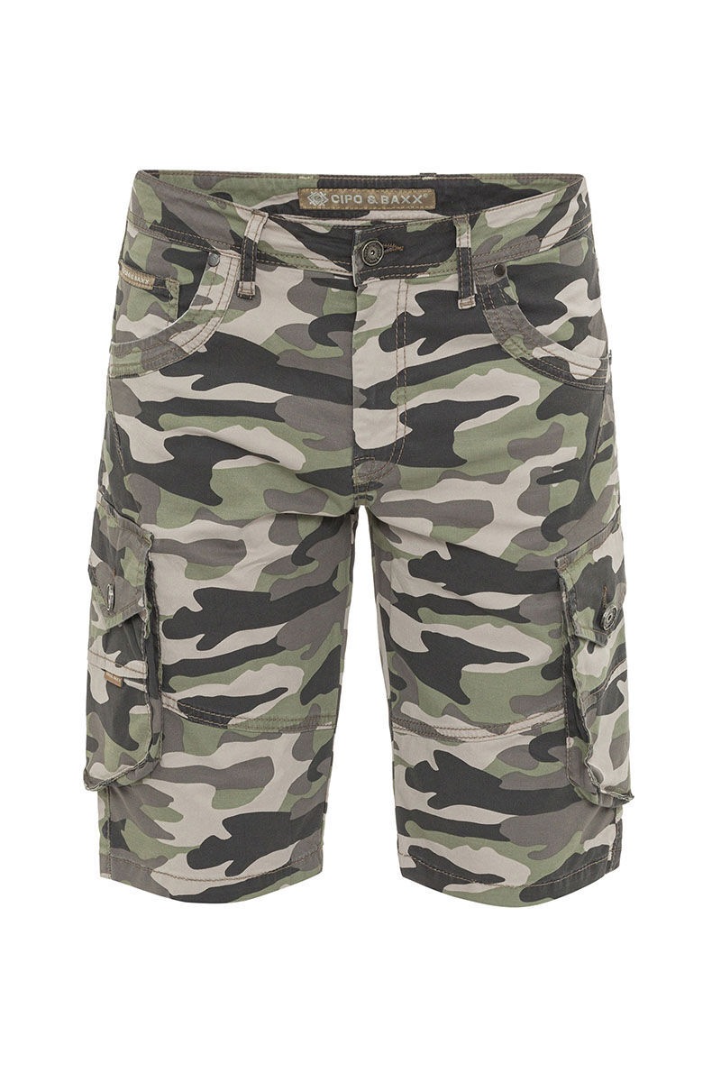Cipo & Baxx Cargohose »Shorts«, im Camouflage-Design