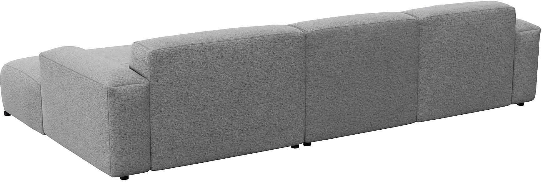 FLEXLUX Ecksofa »Lucera bequem und komfortabel durch hochwertigen Sitzaufbau, L-Form«, modern & anschmiegsam, Kaltschaum, Stahl-Wellenunterfederung