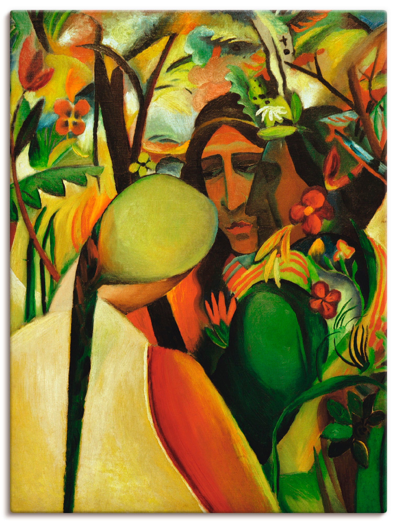 Artland Leinwandbild »August Macke«, Mann, (1 St.), auf Keilrahmen gespannt