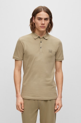 von ORANGE | BOSS Poloshirt ▷ »Passenger«, mit Logo-Patch dezentem BOSS BAUR kaufen