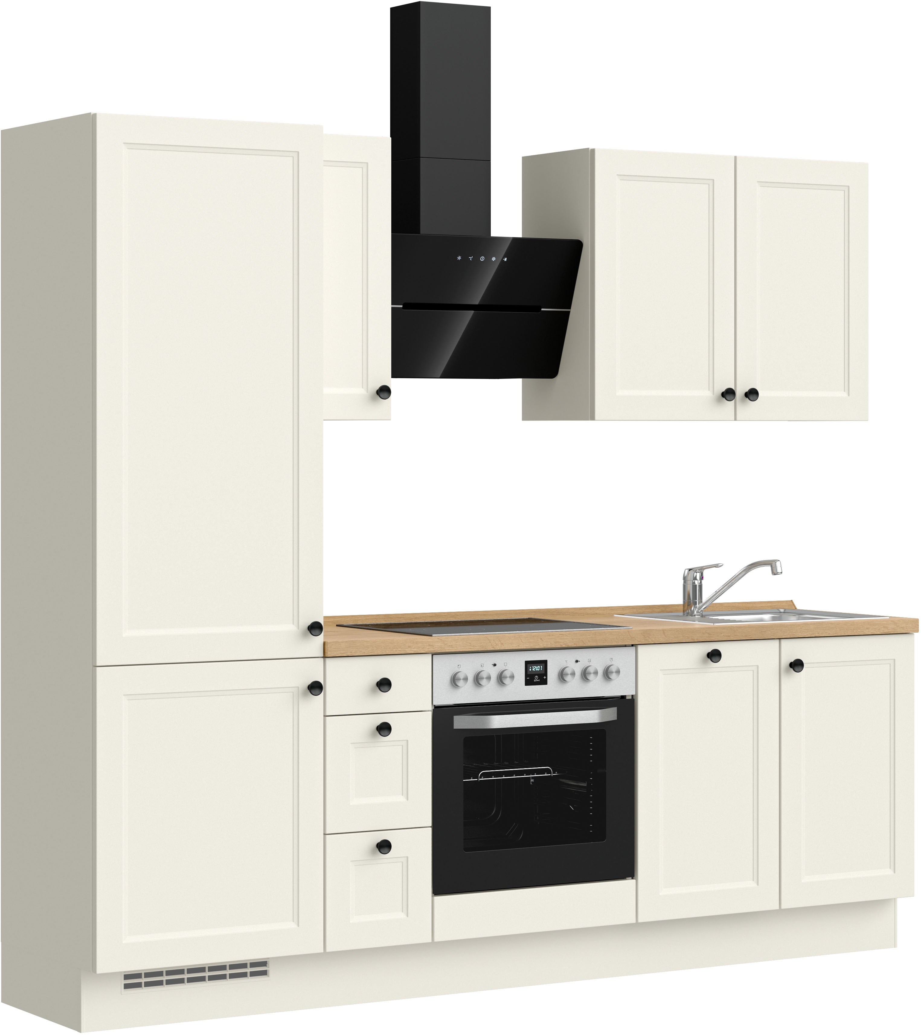 nobilia 1100000002199 ""Cascada II", NEU: individuell anpassbar mit gratis Profi-Beratung" vormontiert, Breite 240 cm, Ausrichtung wählbar, wahlw. mit E-Geräten