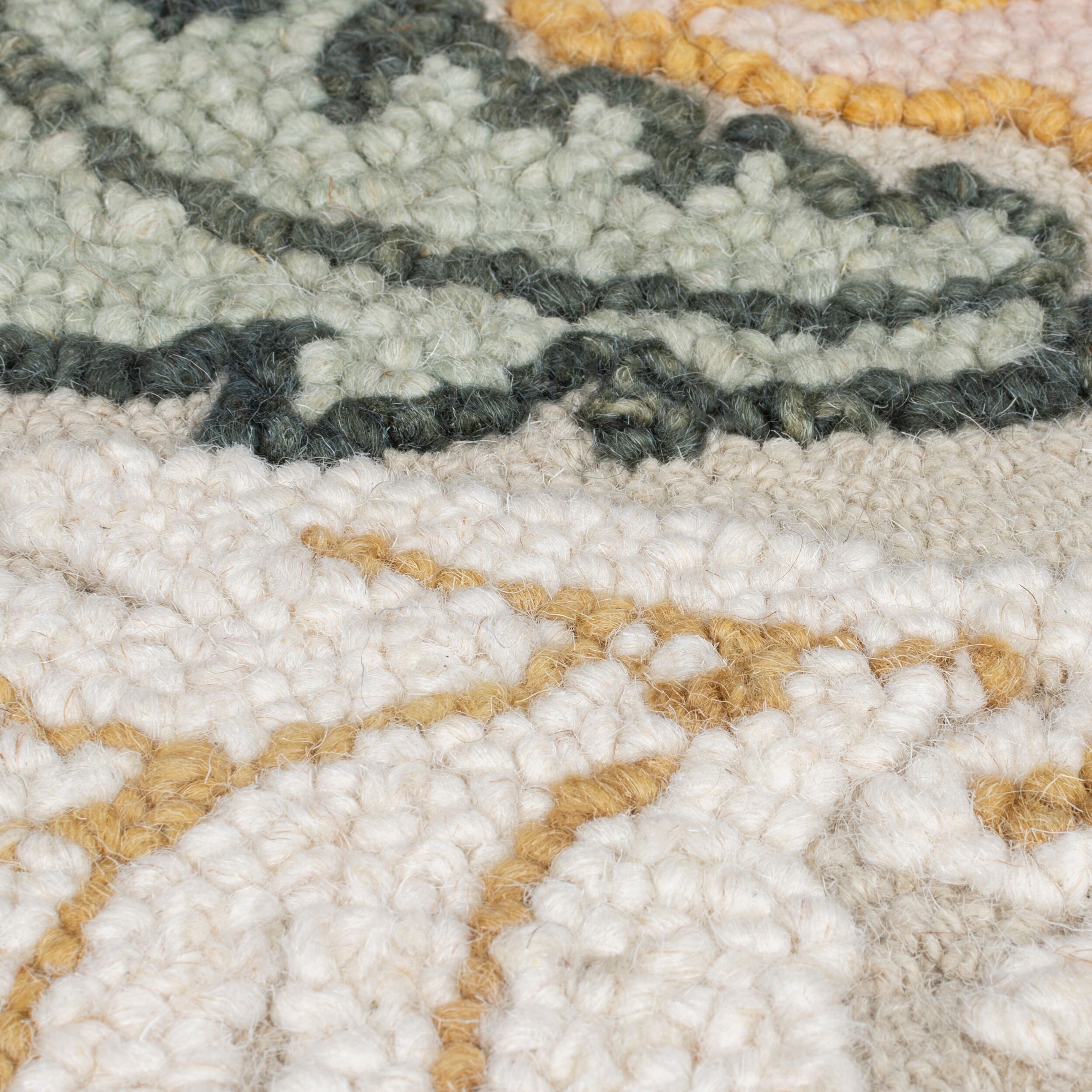 FLAIR RUGS Wollteppich »Daphne Floral«, rechteckig, 10 mm Höhe, Floraler Wollteppich