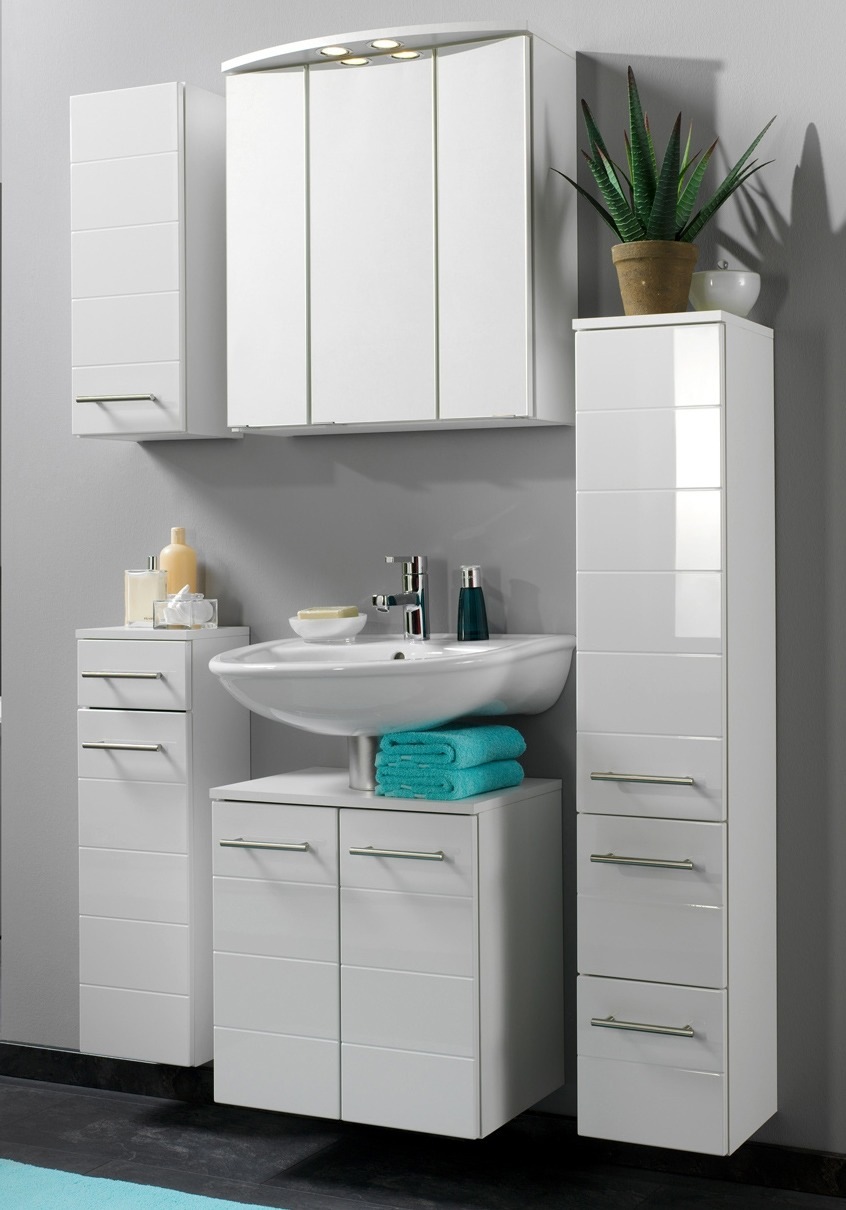 welltime "Porto" Breite 25 cm, mit hochglänzenden Fronten günstig online kaufen