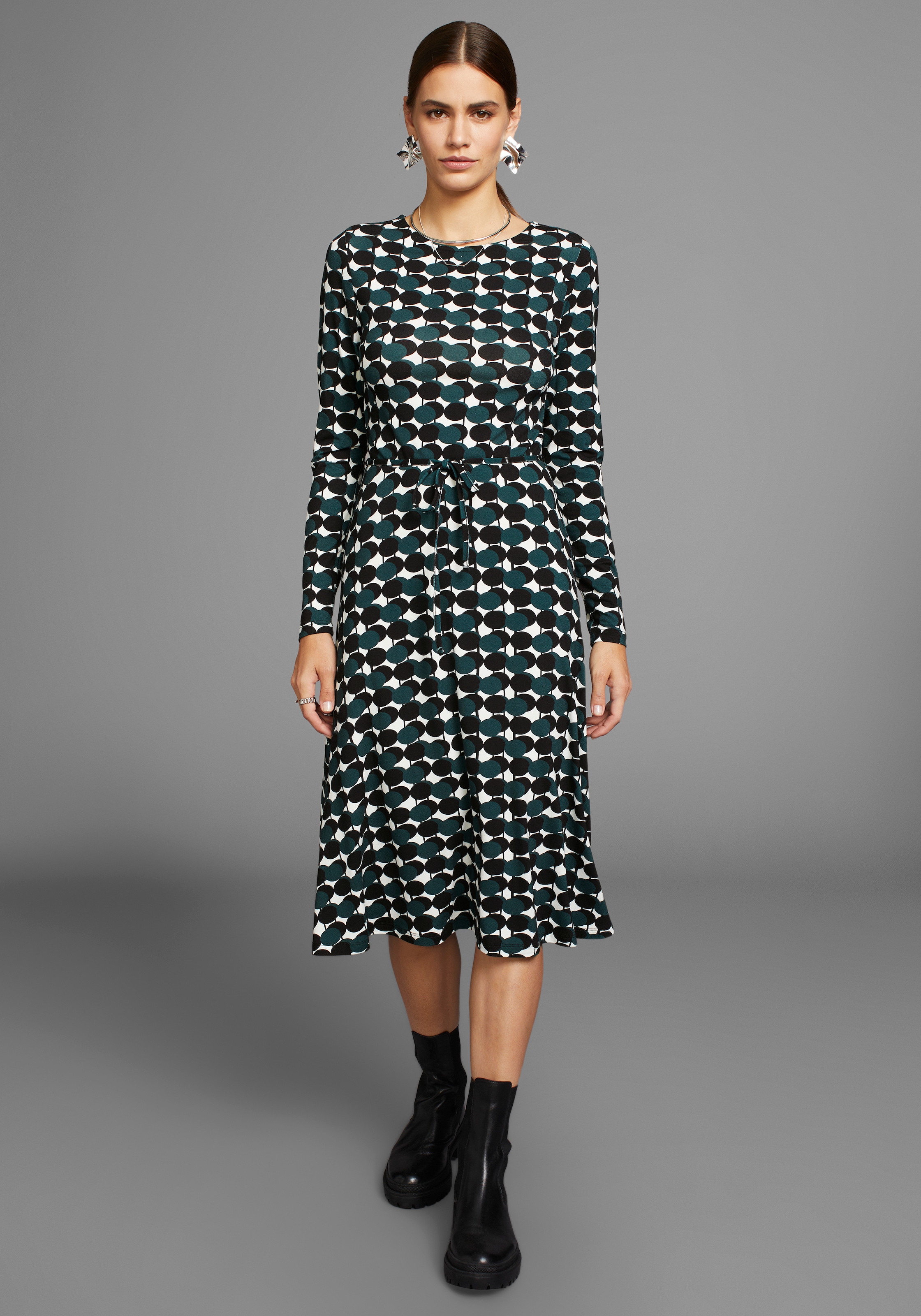 HECHTER PARIS Jerseykleid, mit modernem Print günstig online kaufen
