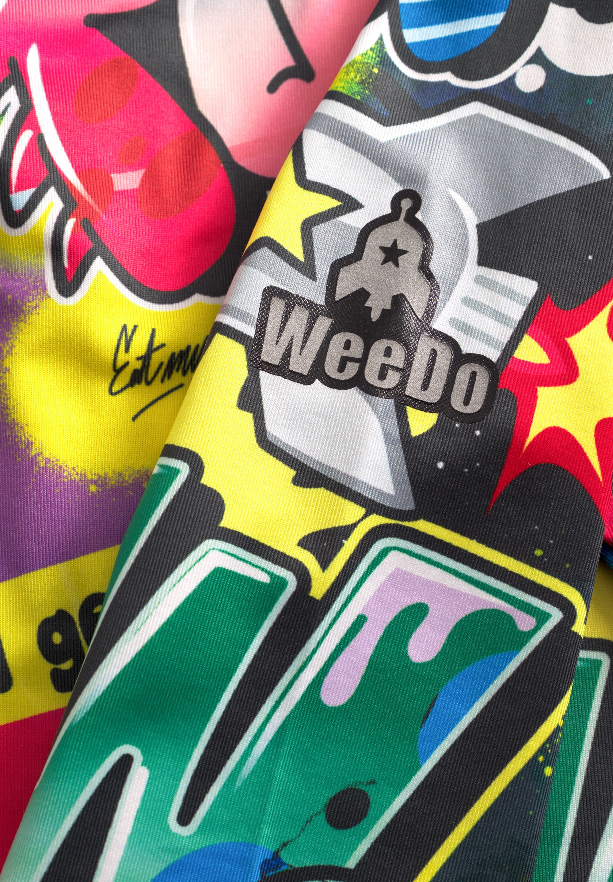 WeeDo Langarmshirt »COSMO SPRAYPRINT«, Feuchtigkeitsregulierendes Funktionsshirt für Kinder