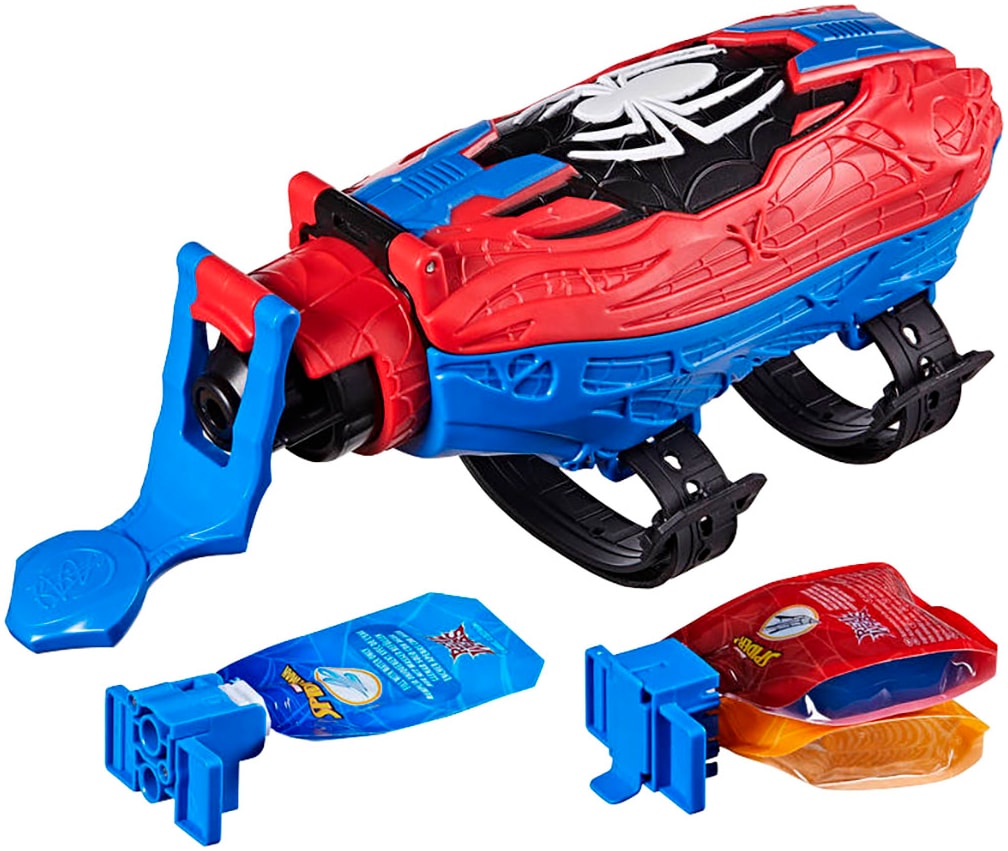 Hasbro Blaster »Marvel, Spider-Man Real Webs Super Web-Blaster«, verschießt Netze oder Wasser