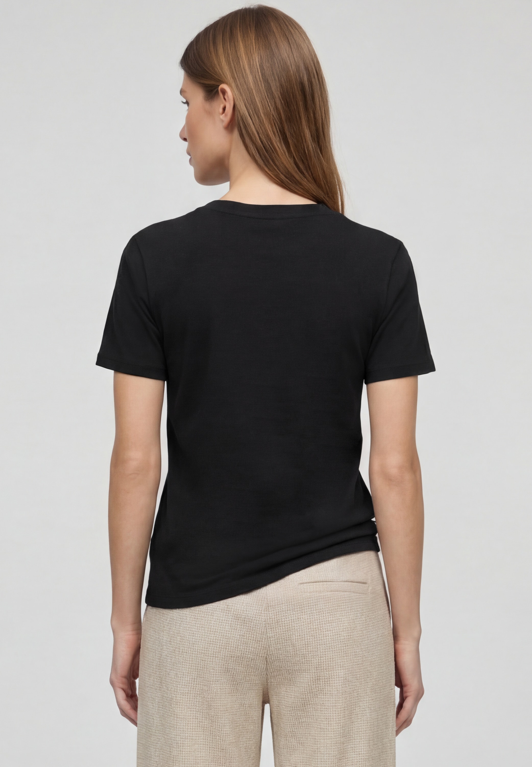 STREET ONE T-Shirt aus reiner Baumwolle