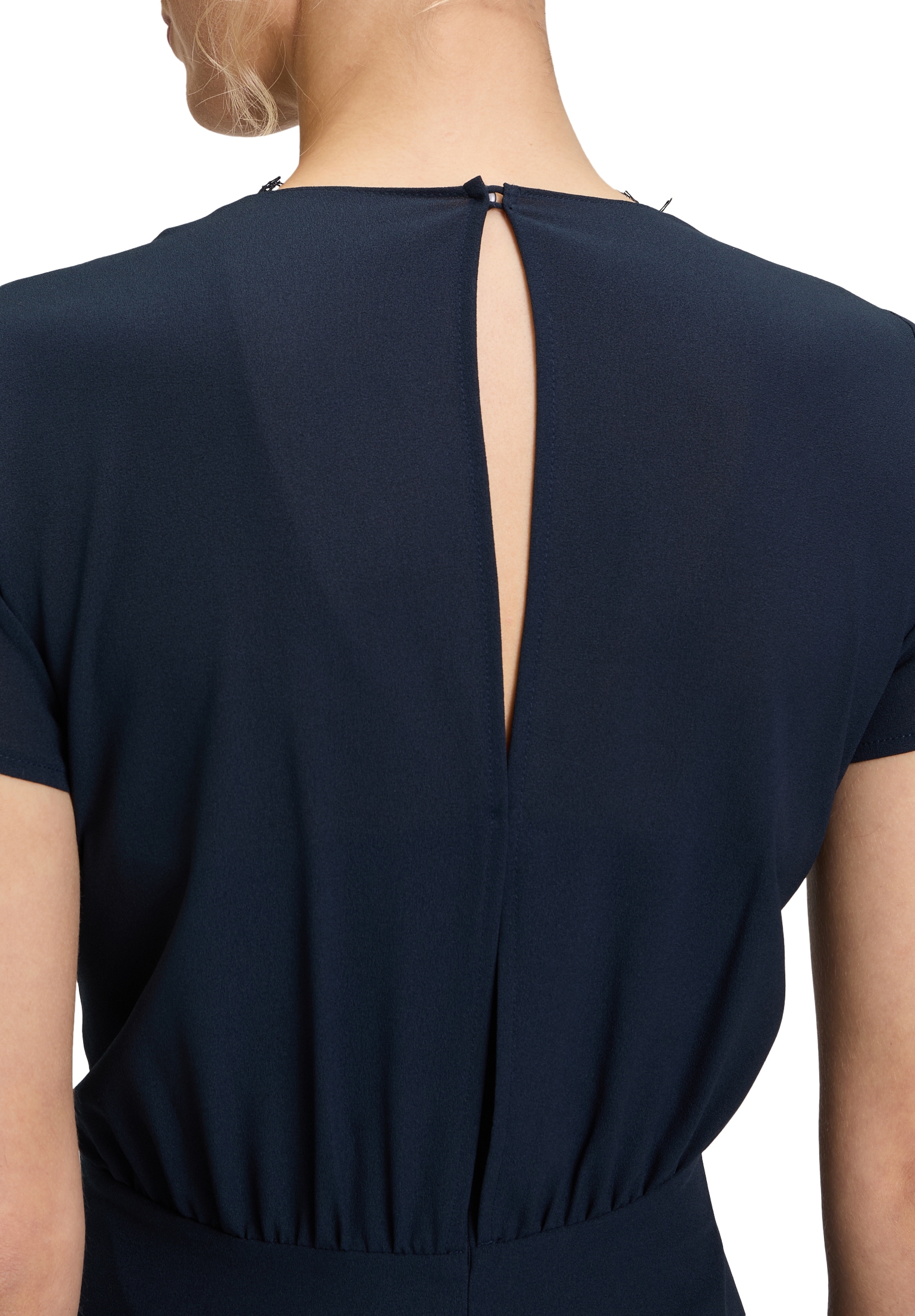 Vera Mont Abendkleid »Vera Mont Abendkleid mit Spitzeneinsatz«, Raffung