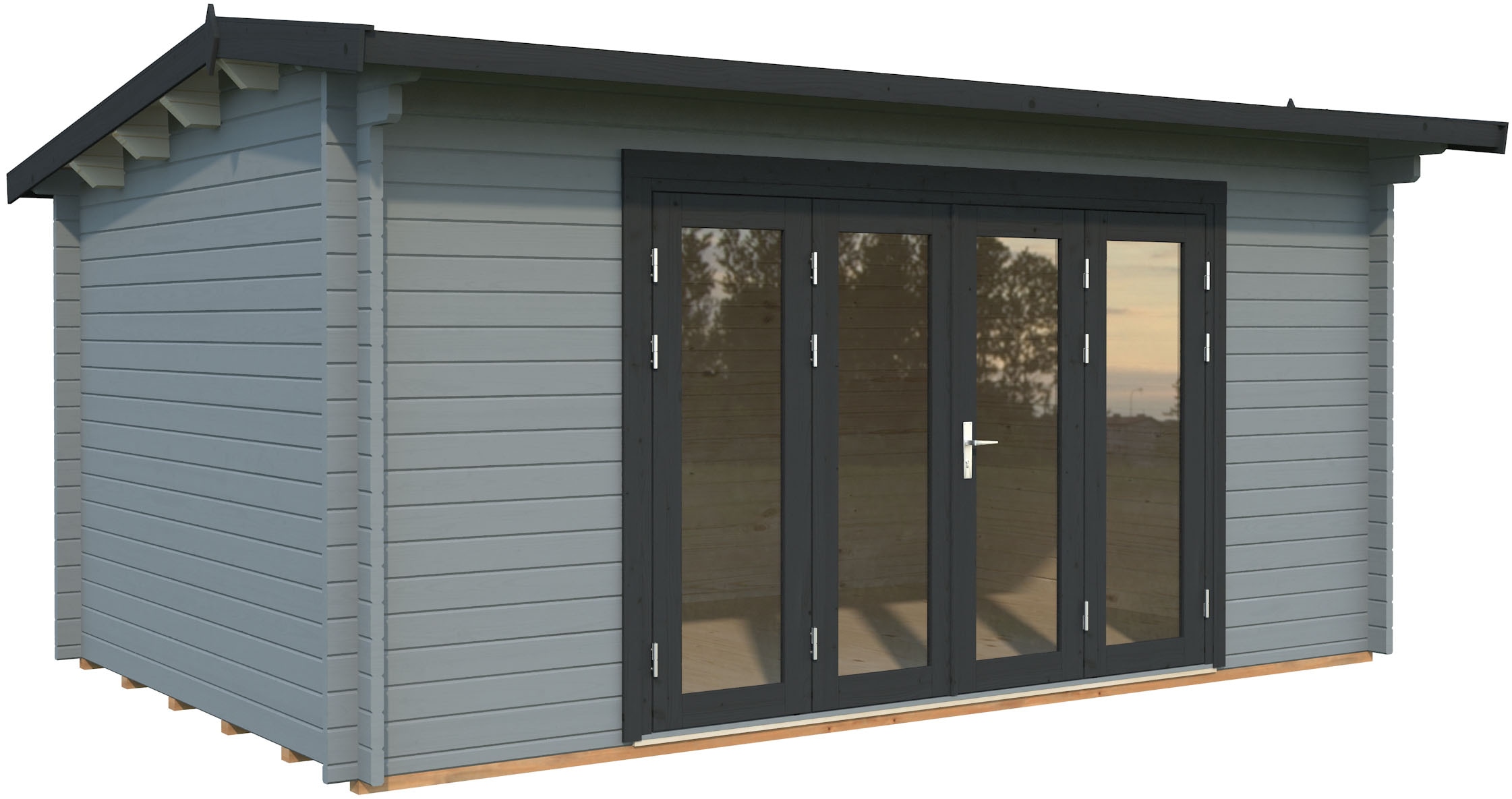 Palmako Gartenhaus "Ines Bitfold" verschiedene Farben