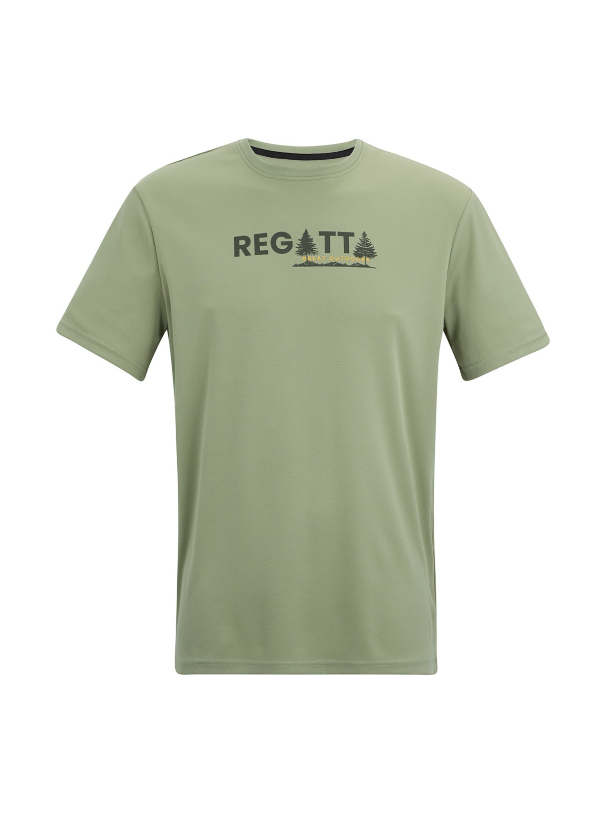 REGATTA Herren T-Shirt "Bekleidung RMT341-ZYW Regatta Fingal", grün, Gr. XXXL, Obermaterial: 100% Polyester PES., Shirts