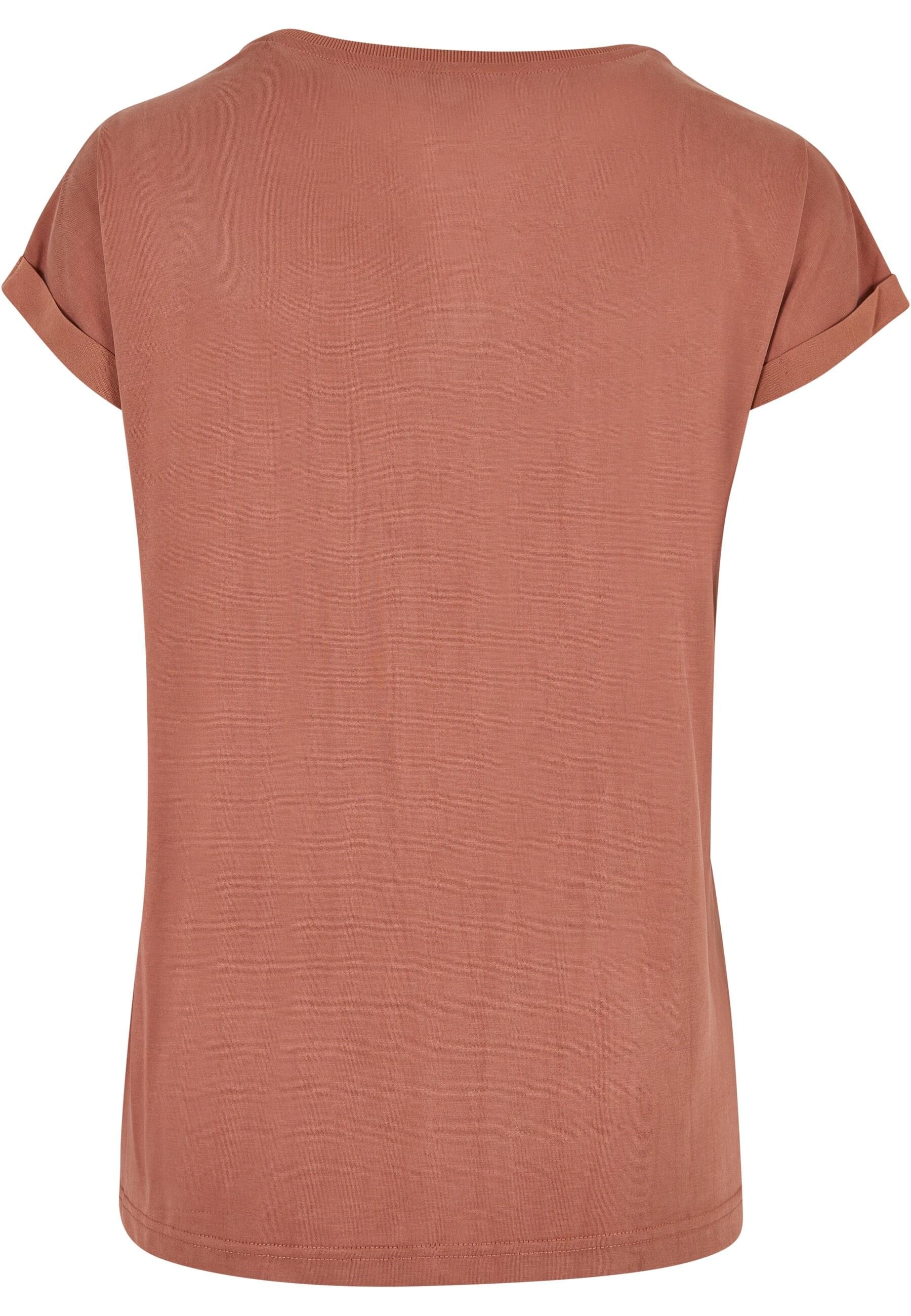 URBAN CLASSICS Kurzarmshirt »Urban Classics Damen Ladies Modal Extended Shoulder Tee«, (1 tlg.)