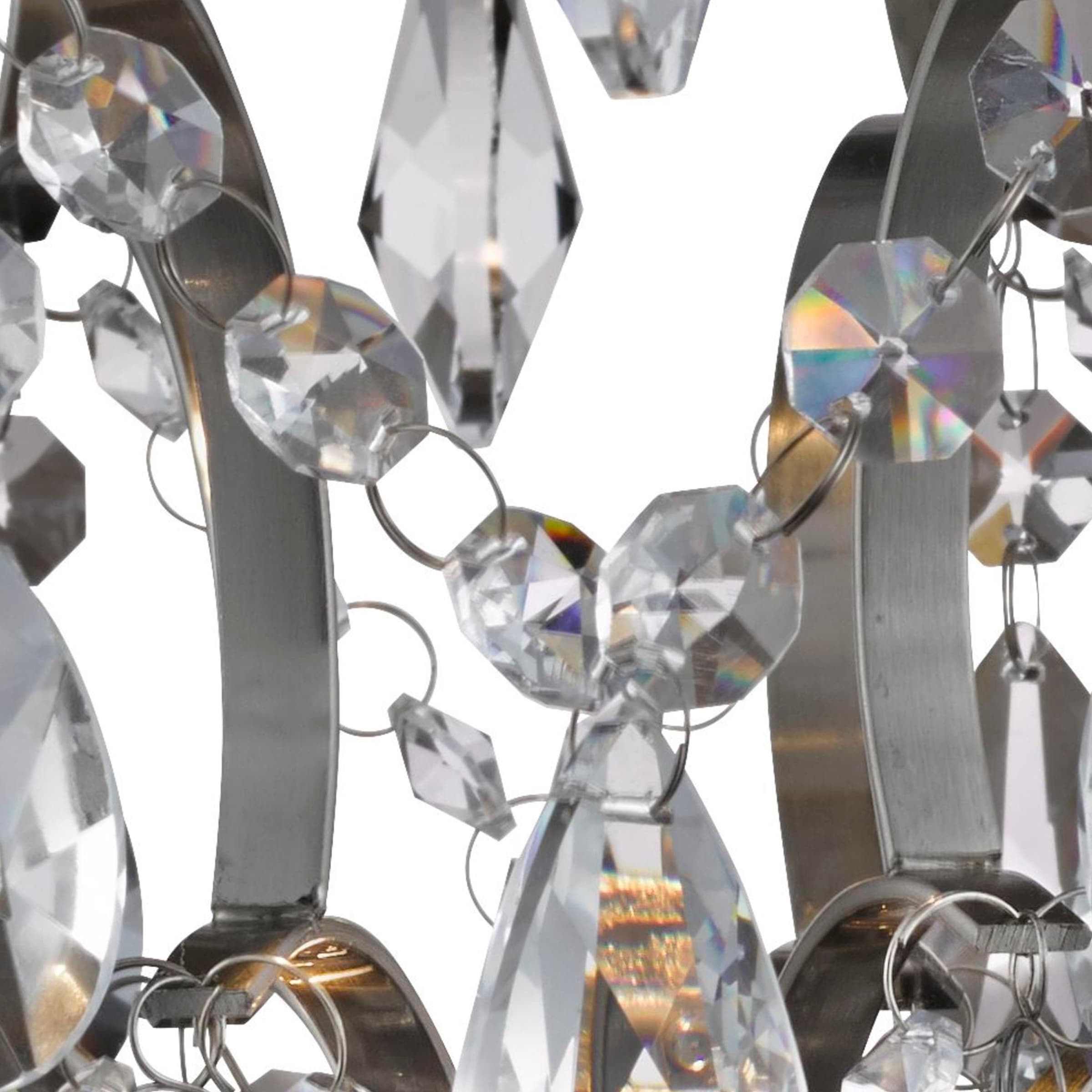 Searchlight Deckenleuchte »Belle Chandelier  - Chrome Metal & Clear Crystal« GU10 1 Stk.