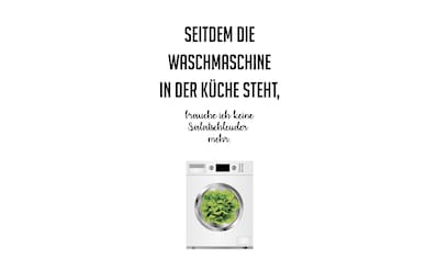 queence Wanddekoobjekt »Weltraum und Küche«, Spruch, Schriftzug aus  Stahlblech kaufen | BAUR