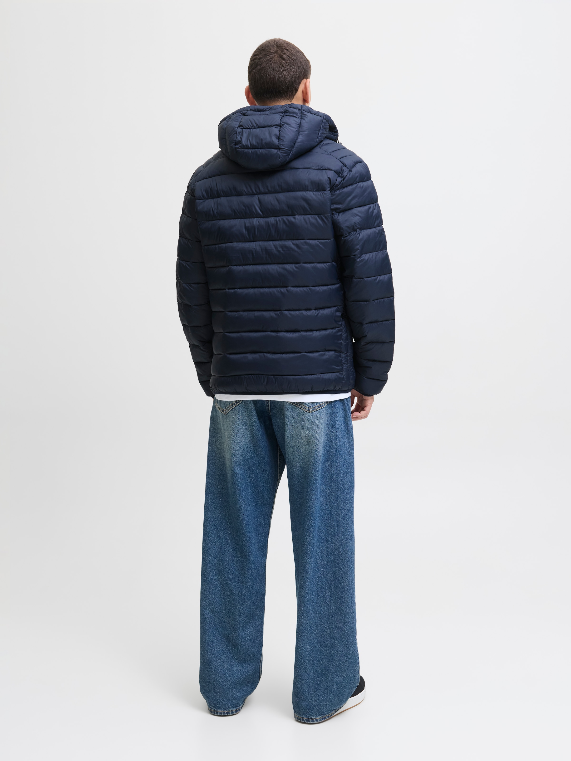 Jack & Jones Steppjacke »JJEBRADLEY LIGHT PUFFER HOOD NOOS«, mit Kapuze