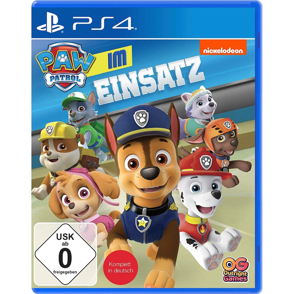 Outright Games Spielesoftware »Paw Patrol: Im Einsatz«, PlayStation 4