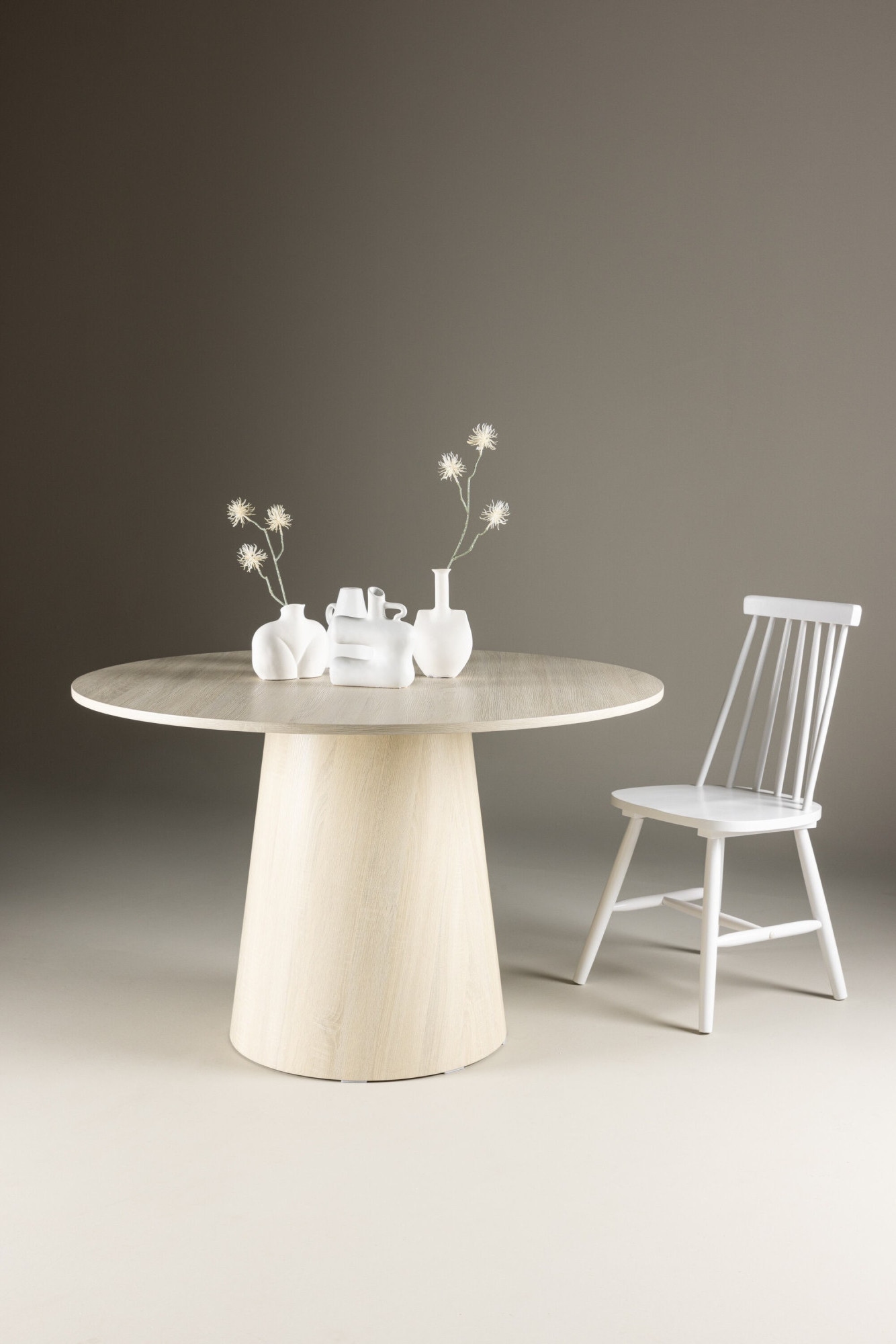 Venture Home Esstisch »Lanzo, runde Esstafel für den täglichen Einsatz« Küchentisch, rund, skandinavisch, stabil (Ø120 cm)