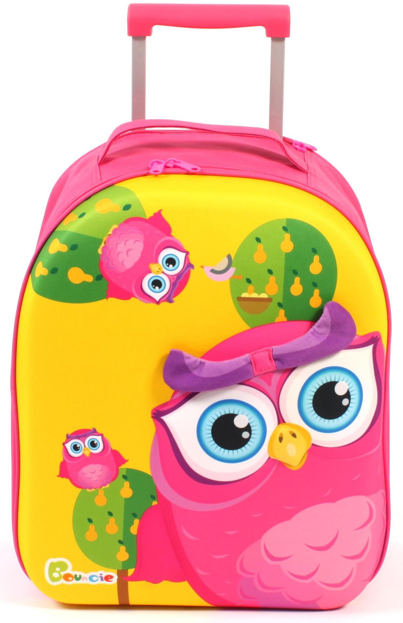 CHIC2000 Kinder Kinderkoffer "Bouncie, Eule", rosa, Koffer