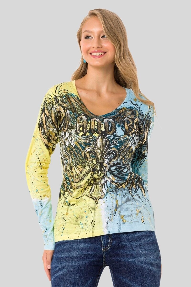 Cipo & Baxx Sweatshirt "SWEATSHIRT", (1 tlg.), aufregenden Muster und dem c günstig online kaufen