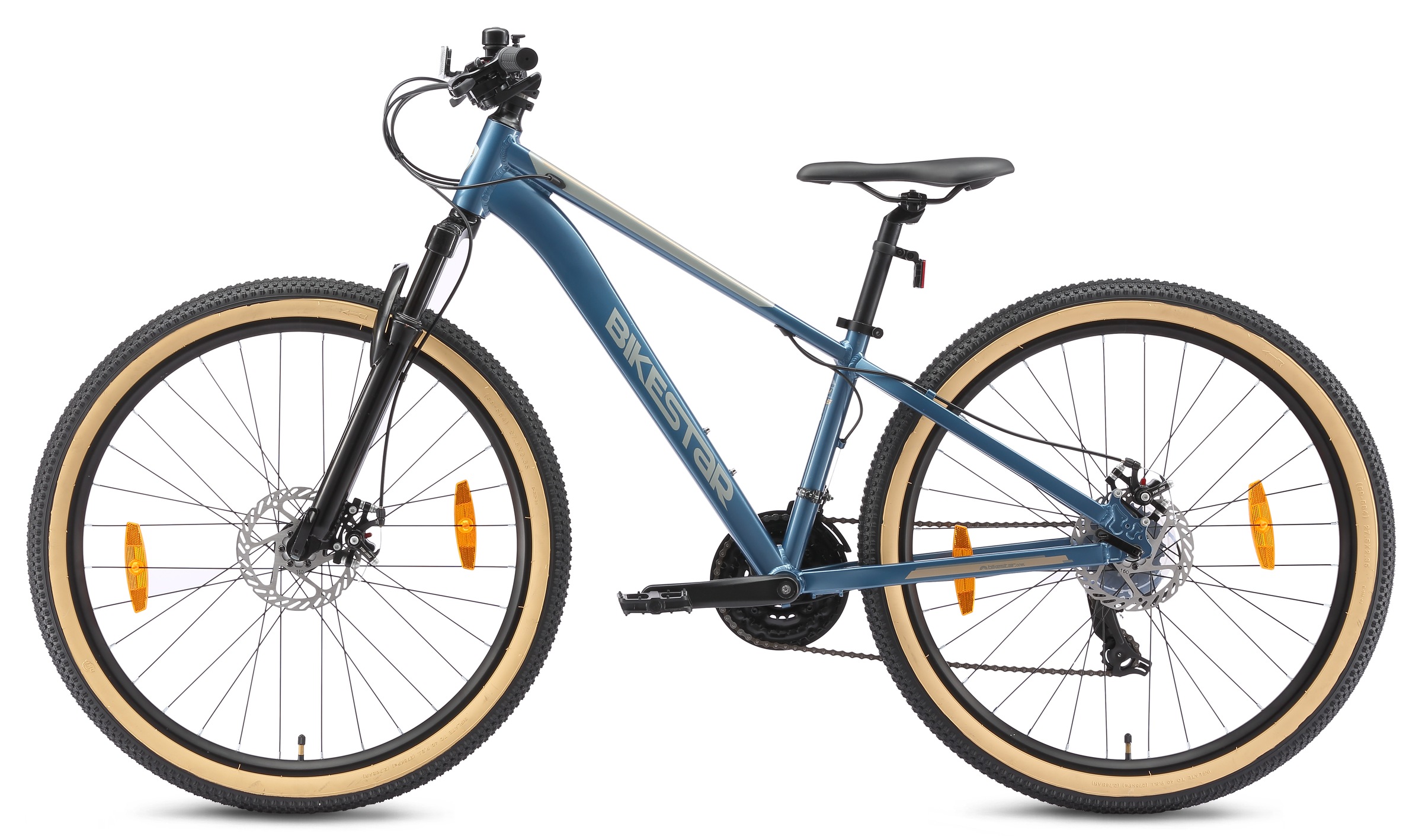 Bikestar Mountainbike 21 Gang Shimano RD-TY300 Schaltwerk Kettenschaltung für Damen und Herren, Kettenschaltung