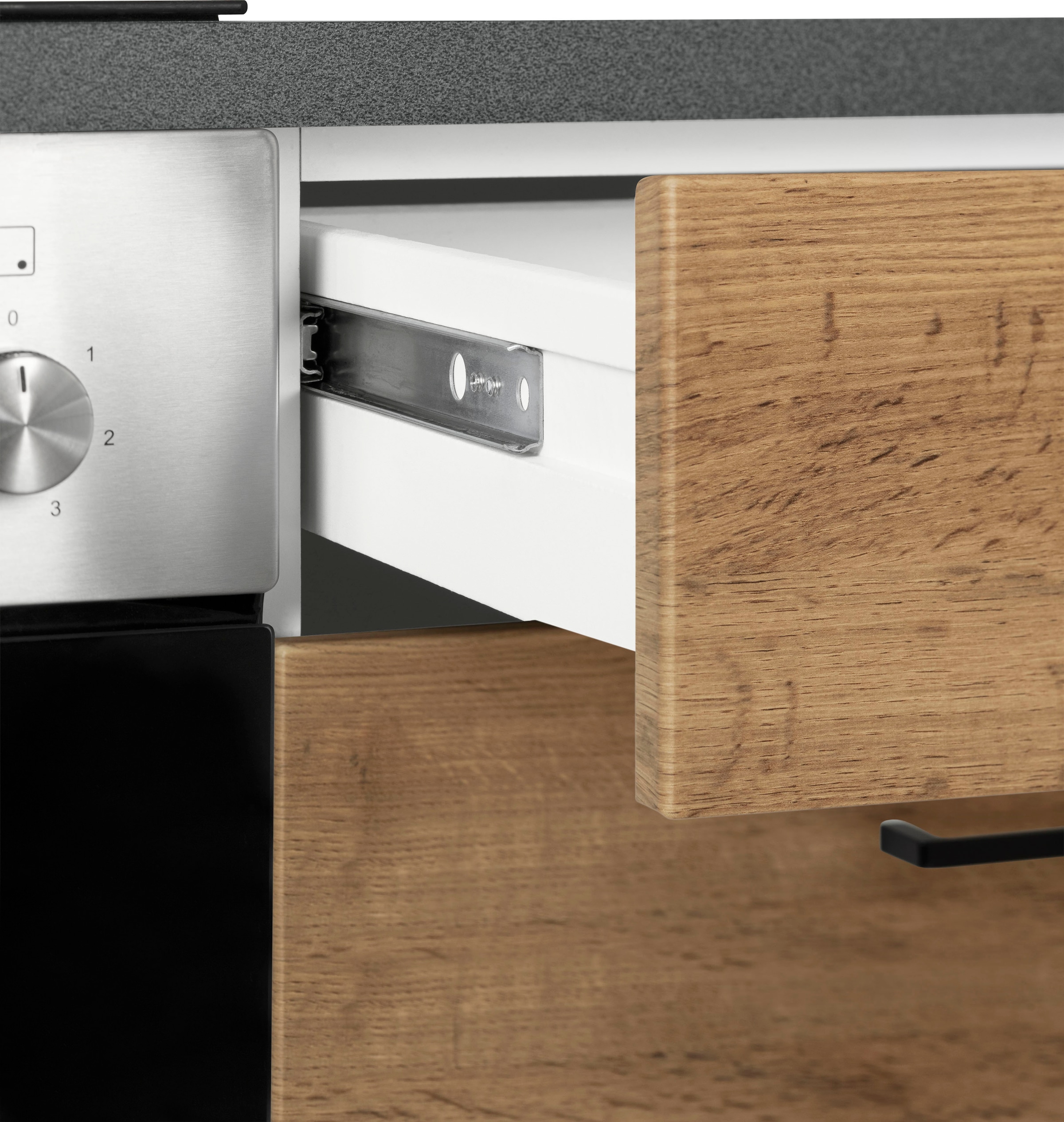 KOCHSTATION Küchenzeile »KS-Trier« ohne E-Geräte, Breite 260 cm