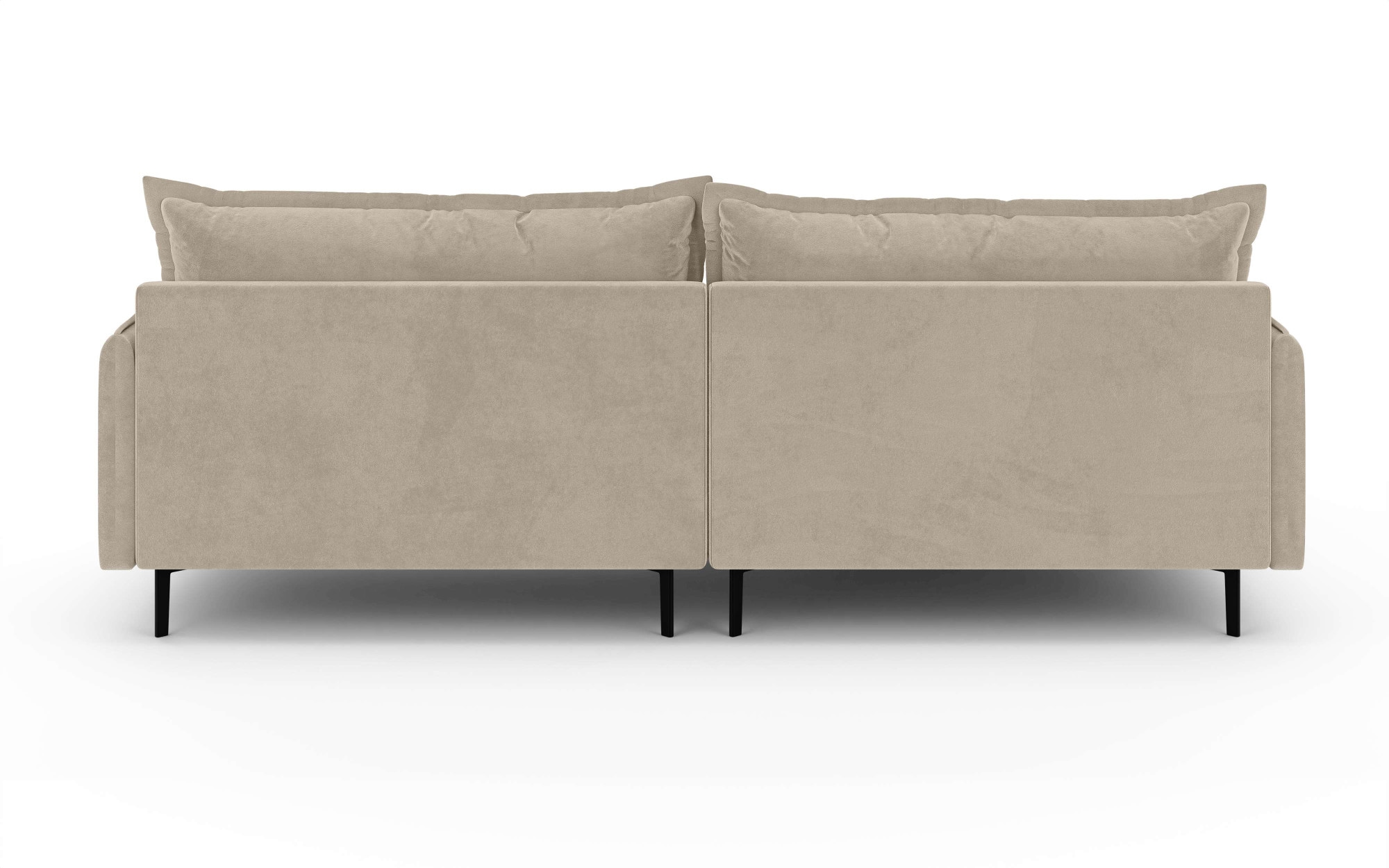 INOSIGN Ecksofa »ALEXANDRIA mit Recamiere rechts oder links bestellbar, moderne Bezüge«, L-Form mit Wellenunterfederung, Maße: B/H/T 246/86/190 cm