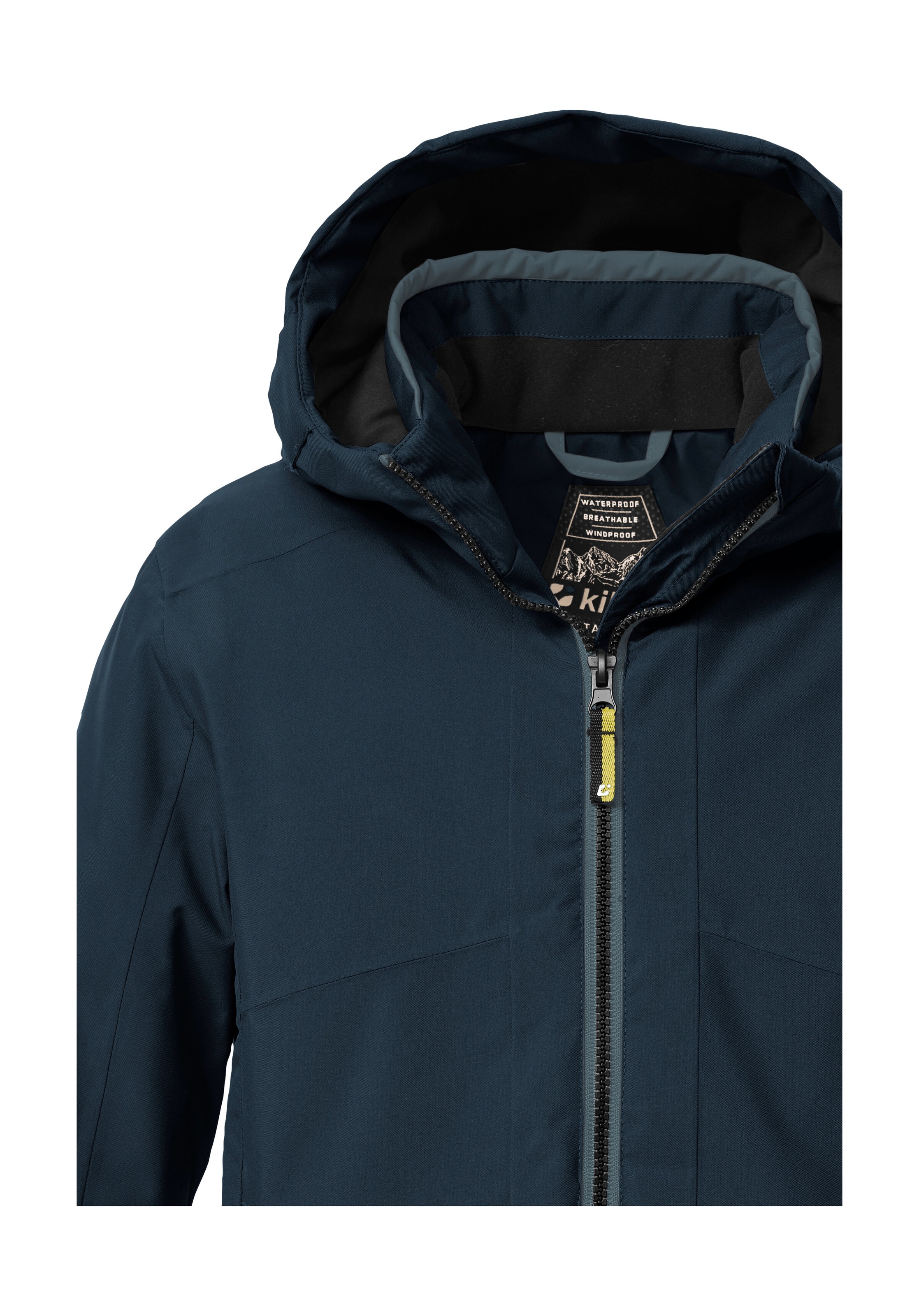 Killtec Skijacke »KSW 202 BYS SKI JCKT«, Wasserdichte Kinder-Skijacke mit verstellbarer Kapuze und Schneefang
