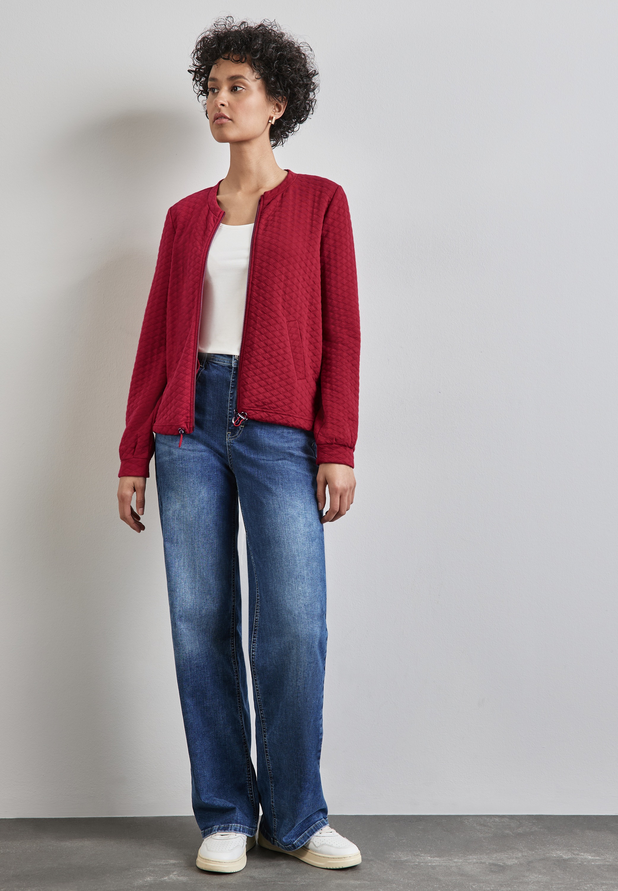 STREET ONE Cardigan, mit Stehkragen